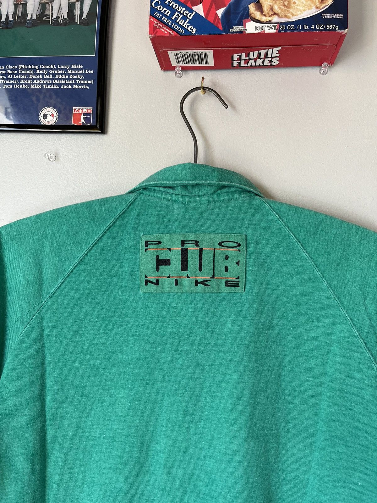 Nike × Vintage 80s Nike Pro Club Polo Size US L / EU 52-54 / 3 - 4 Thumbnail