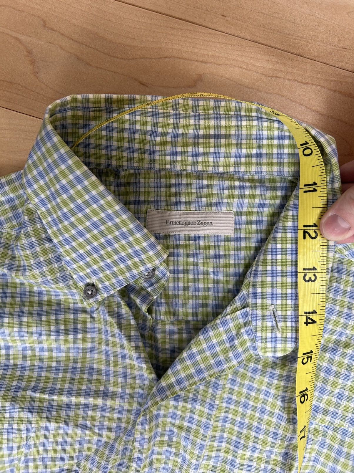 Ermenegildo Zegna Linen Zenga Shirt Size US L / EU 52-54 / 3 - 4 Thumbnail