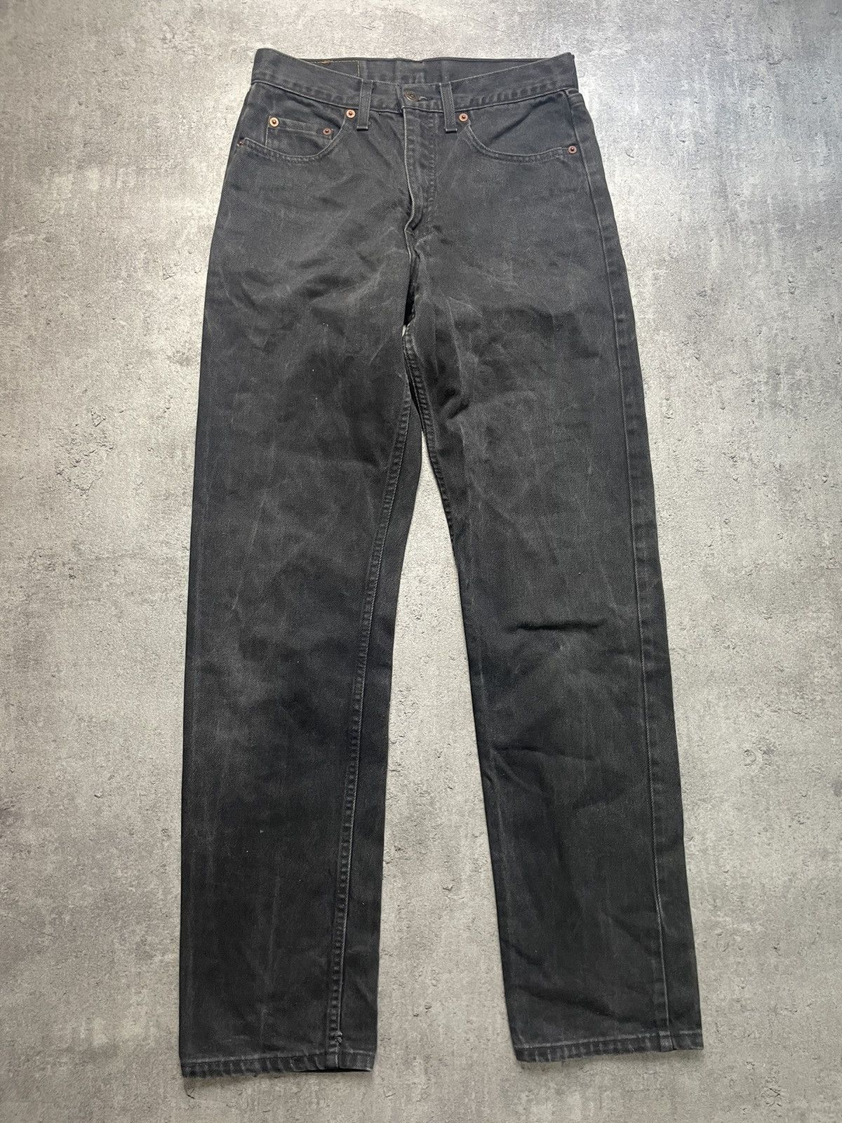 Japanese Brand × Levi's × Vintage Levis 615 denim straight jeans baggy washed black retro 90s Size US 30 / EU 46 - 4 Thumbnail