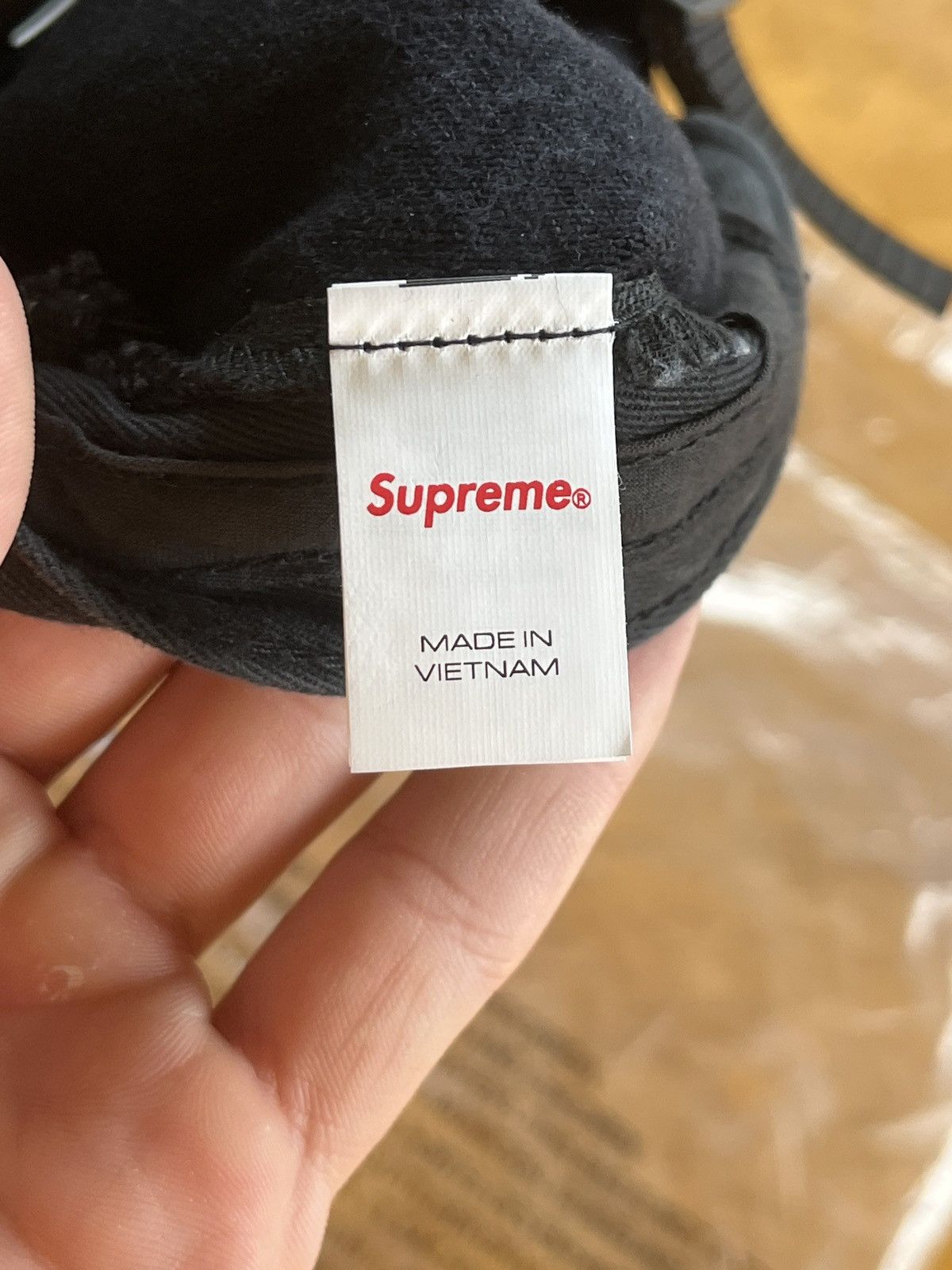 Supreme Supreme Denim Camp Cap (SS24) Black Size ONE SIZE - 6 Thumbnail