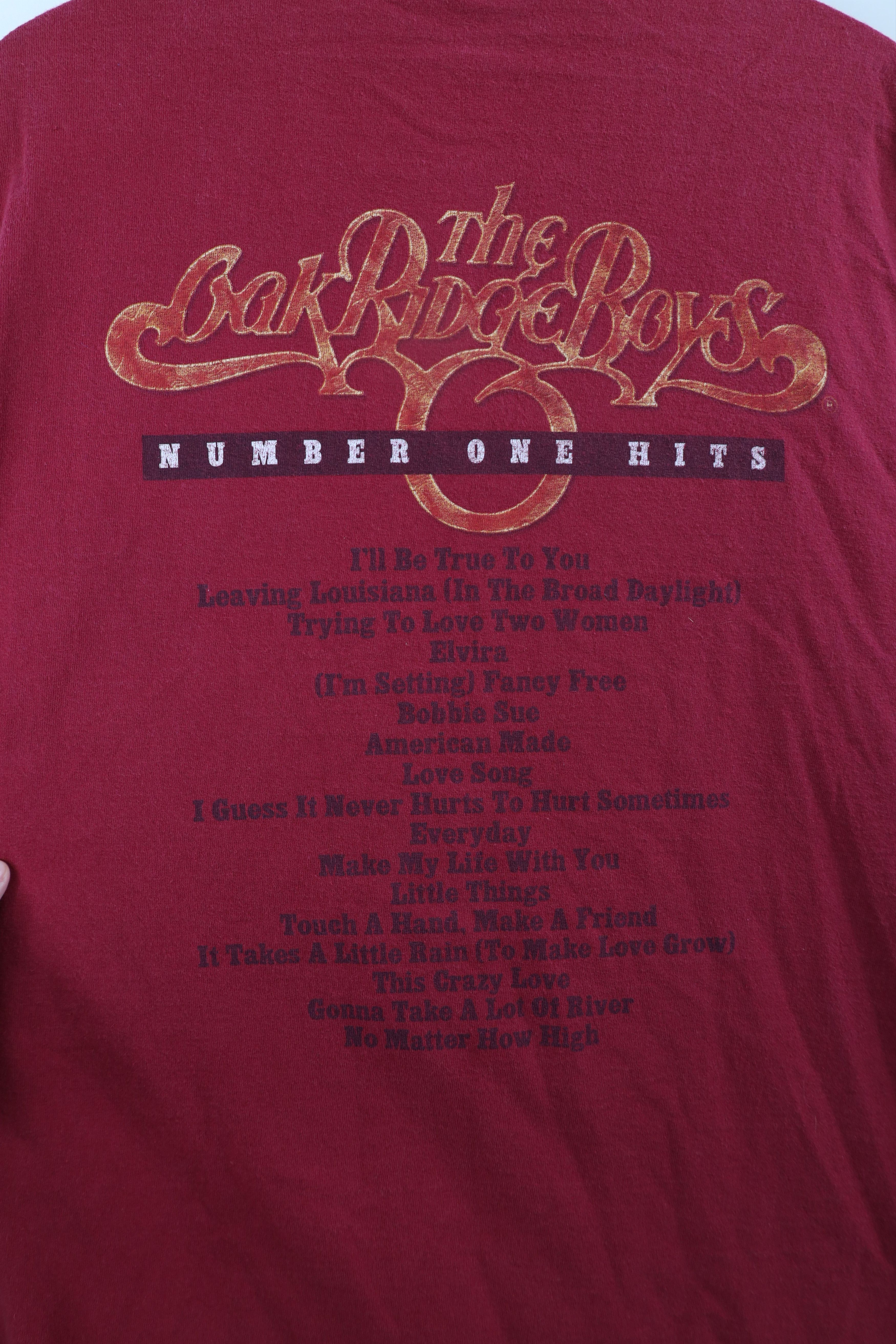 Vintage Vintage Y2K One Hits The Oak Ridge Boys Band T-Shirt Red Size US XL / EU 56 / 4 - 10 Thumbnail