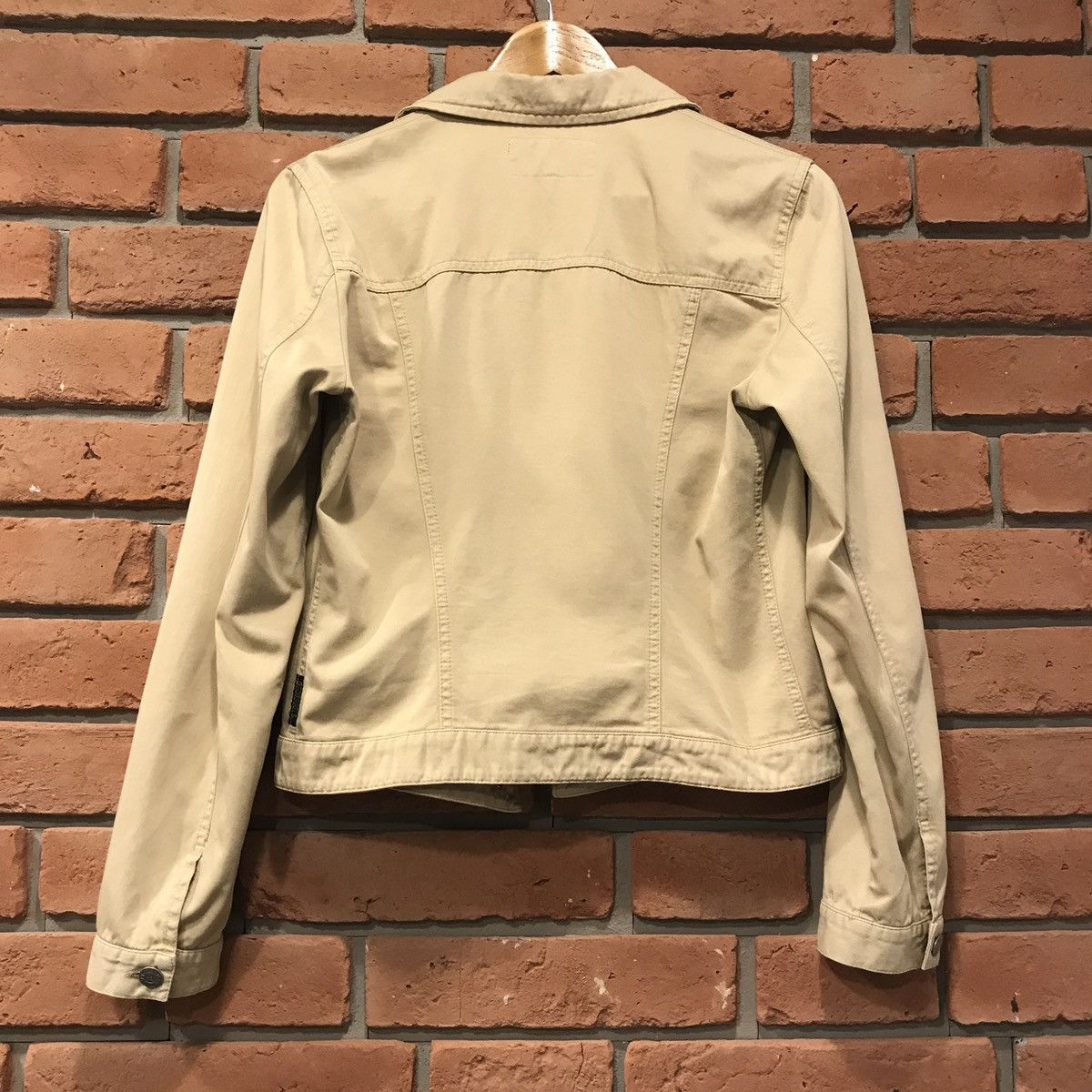 Giorgio Armani Armani jeans jacket beige camel with logo buttons light Size M / US 6-8 / IT 42-44 - 8 Thumbnail