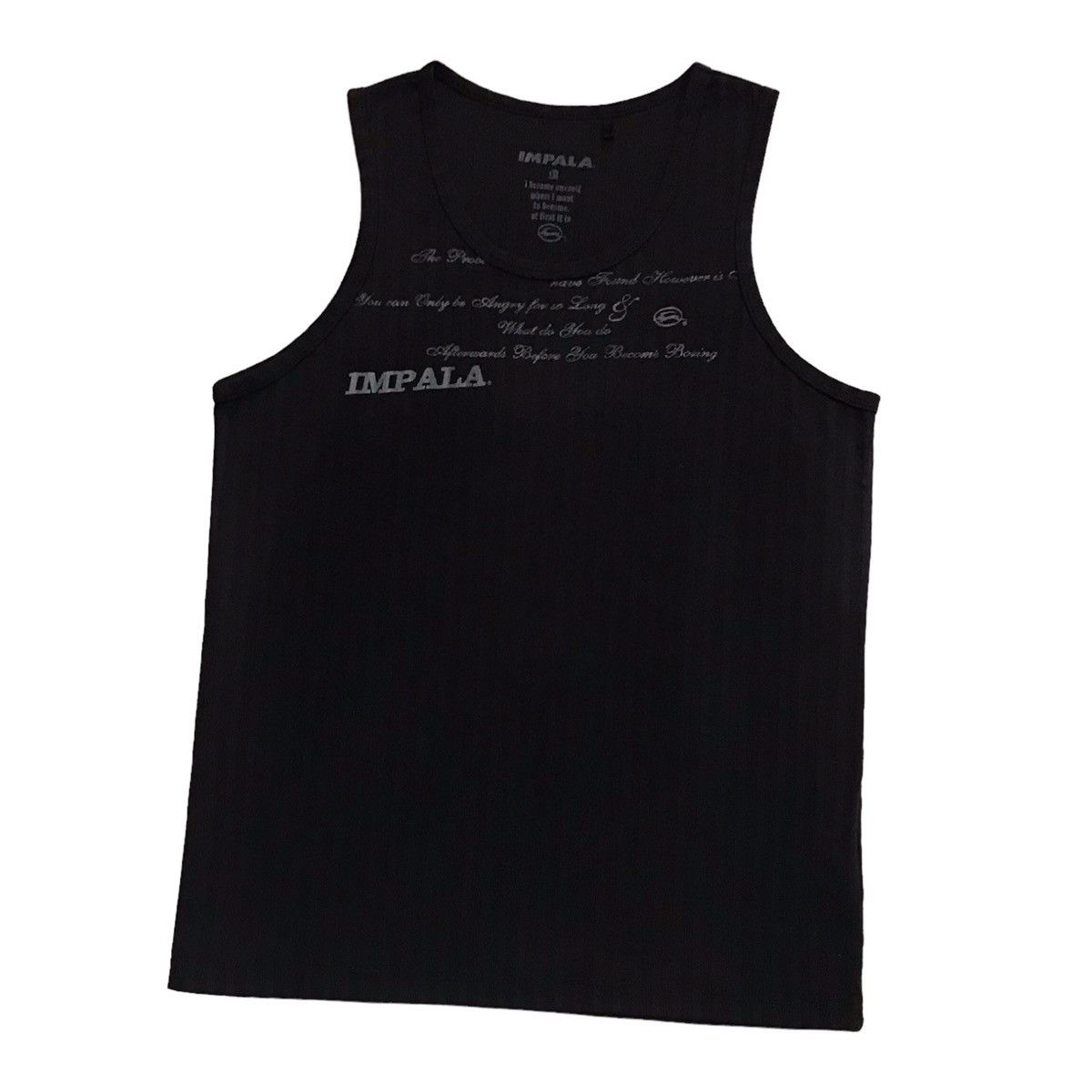 Japanese Brand Japanese Brand Impala Poem Tank Top Size US M / EU 48-50 / 2 - 3 Thumbnail