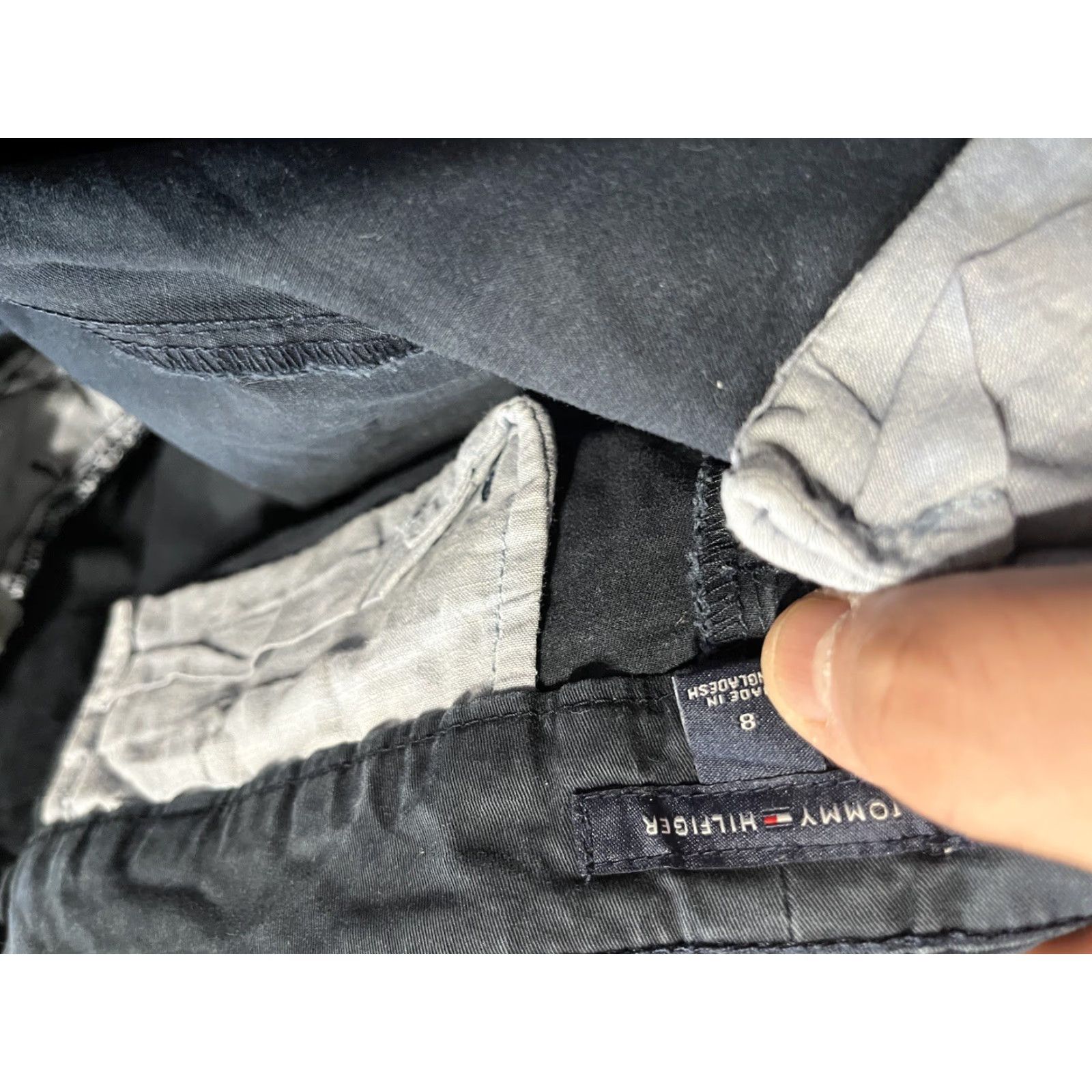 Tommy Hilfiger Tommy Hilfiger Hampton Chino Pants Size 8 Slim Navy Blue Size 30" / US 8 / IT 44 - 5 Thumbnail