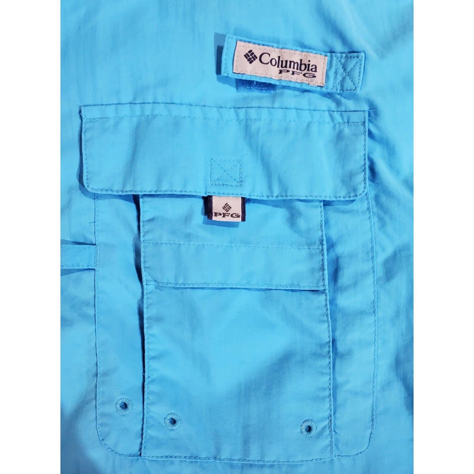 Vintage Columbia PFG Omni-Shade Fishing Shirt Mens XL Blue Button-Up Long Sleeve Size US XL / EU 56 / 4 - 5 Thumbnail