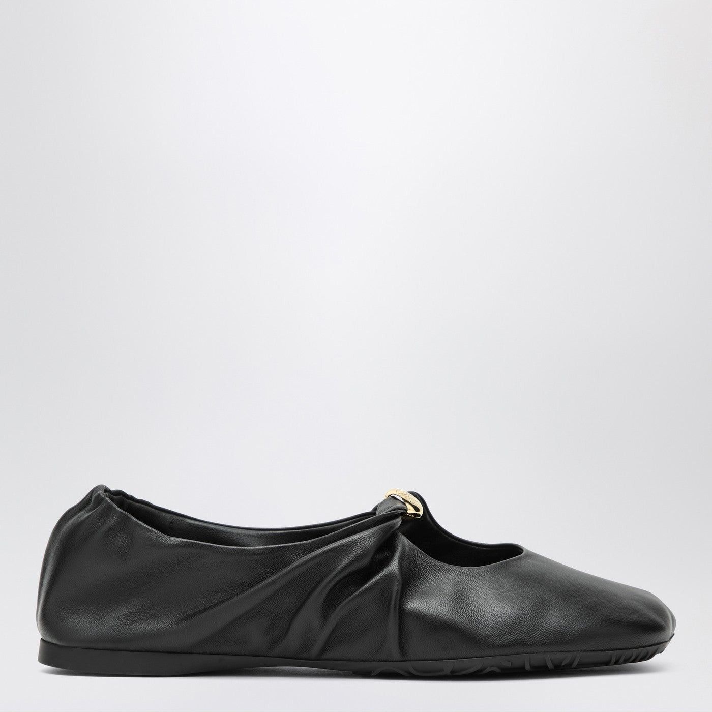 Loewe Loewe Black Nappa Pebble Ballerina Size US 6 / IT 36 - 1 Thumbnail
