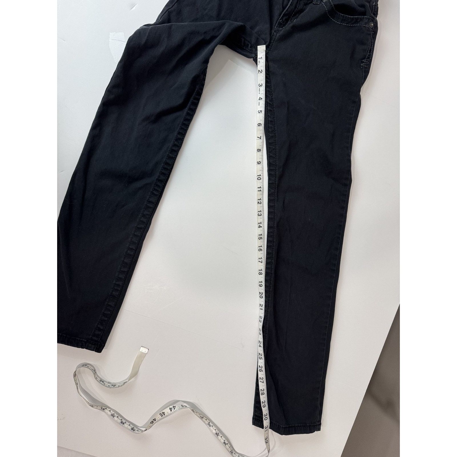 Other Aeropostale Bayla Skinny Jeans Low Rise Black Y2K Indie Emo Size 26" / US 2 / IT 38 - 7 Thumbnail