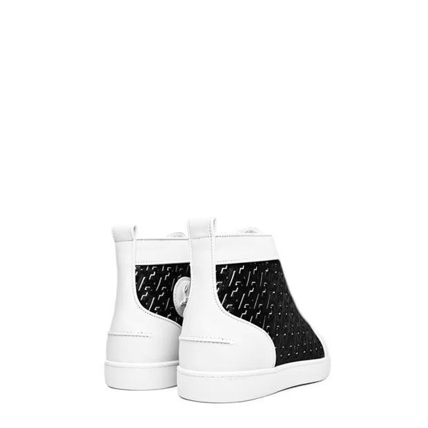Christian Louboutin o1s1wg110924 Louis Orlato Flat High Shoes in White Size US 12 / EU 45 - 4 Thumbnail