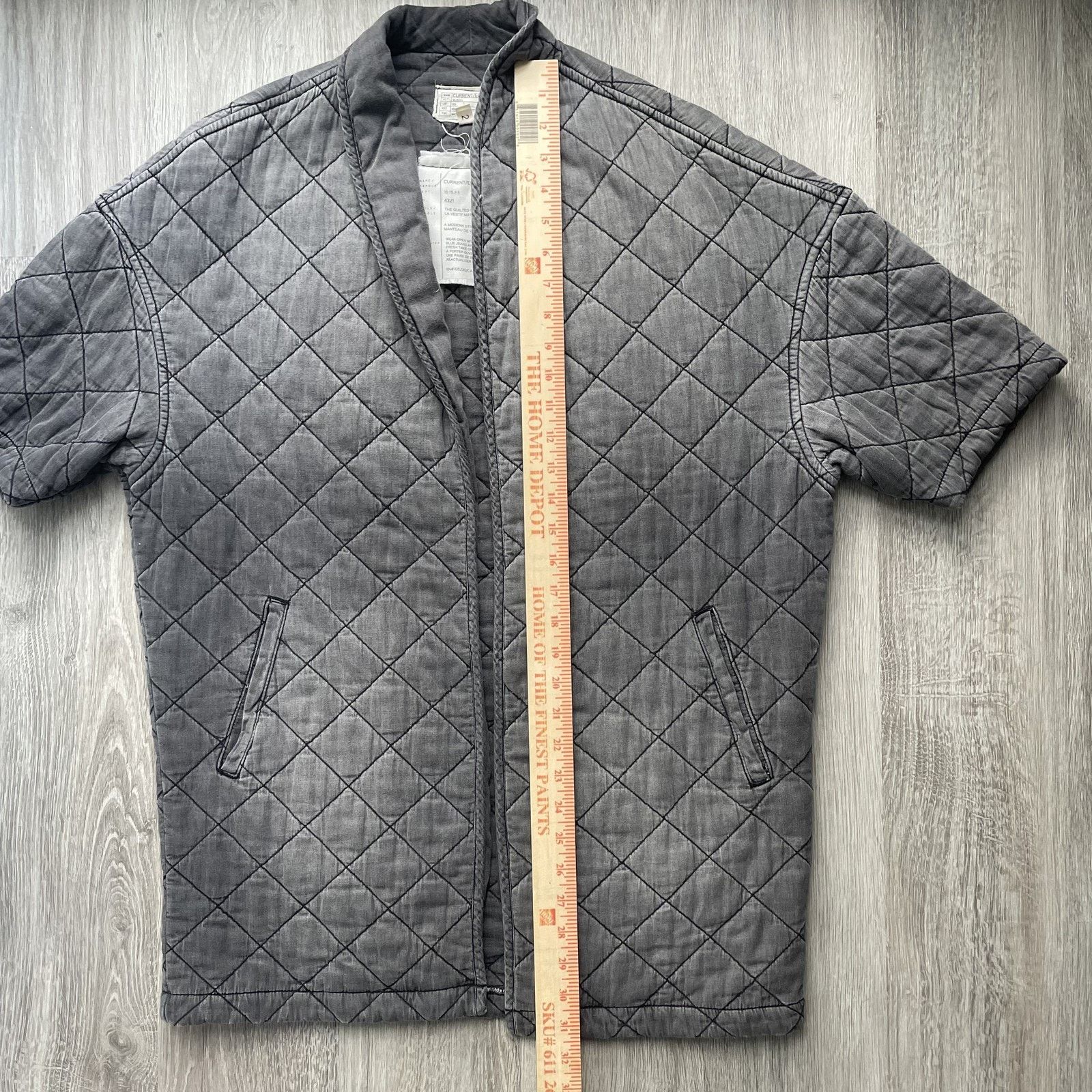 Current/Elliot Current/Elliott Women's Quilted Car Coat Grey Size 2 Size XS / US 0-2 / IT 36-38 - 8 Thumbnail