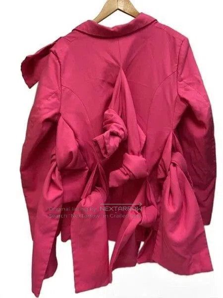 Comme des Garcons COMME des GARCONS HOMME PLUS Pink Bow Blazer. Size US M / EU 48-50 / 2 - 2 Thumbnail