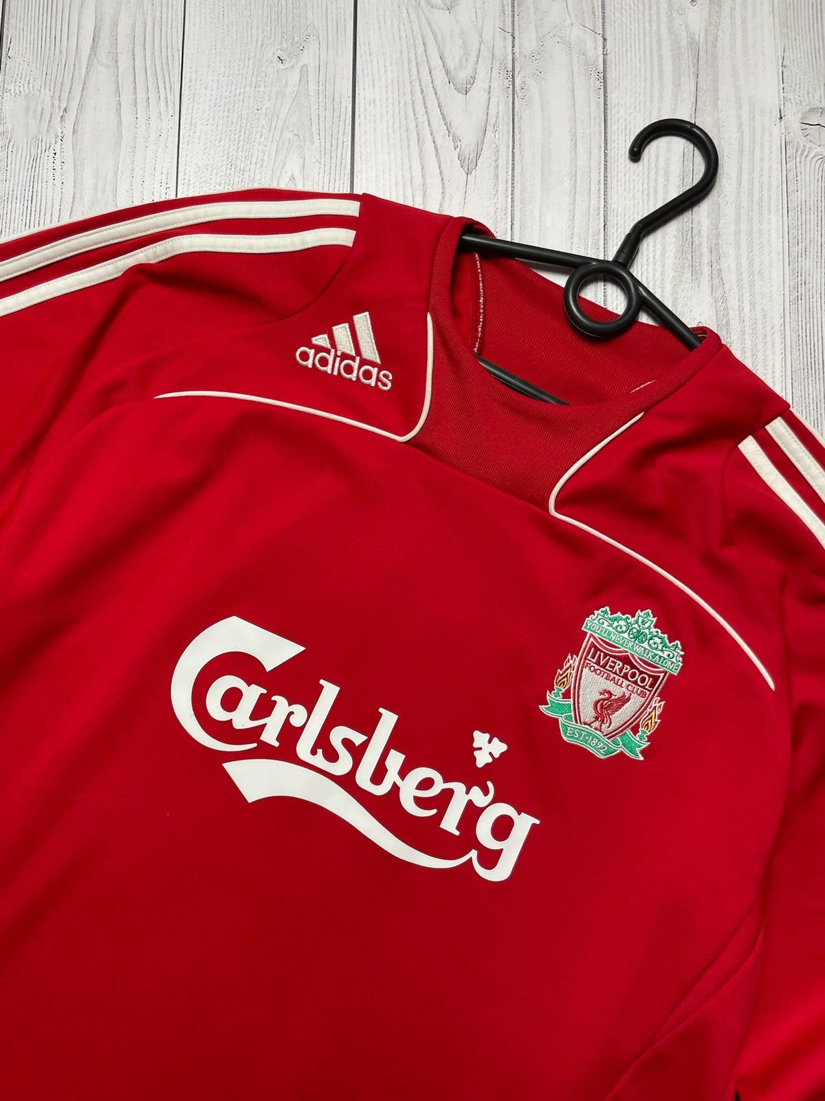 Adidas × Vintage Vintage adidas Liverpool soccer sweatshirt Carlsberg L Size US L / EU 52-54 / 3 - 2 Thumbnail