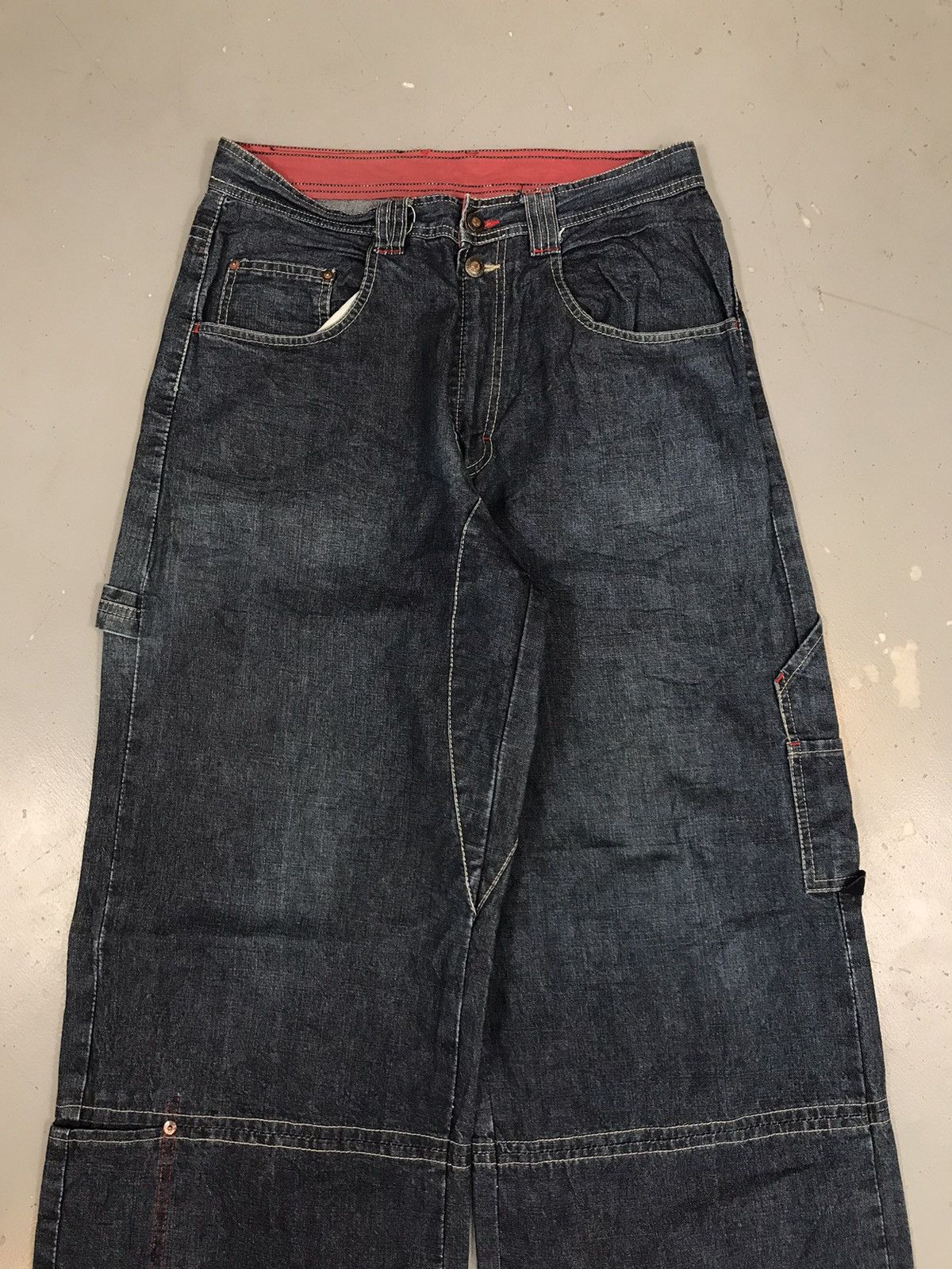 Vintage Vintage blue bolt big pocket carpenter cargo denim Size US 32 / EU 48 - 5 Thumbnail