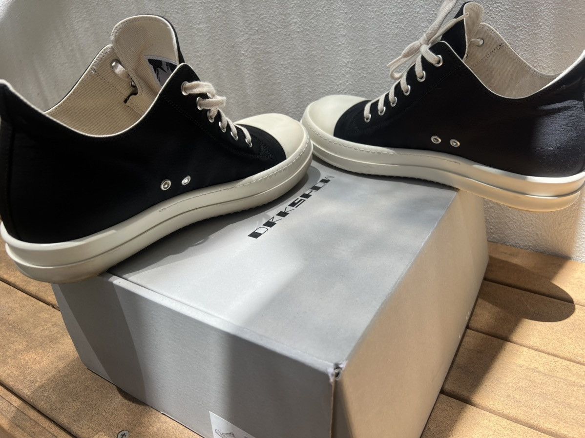Rick Owens Rick Owens DRKSHDW Low CottonNylon Sneakers Size US 11 / EU 44 - 7 Thumbnail