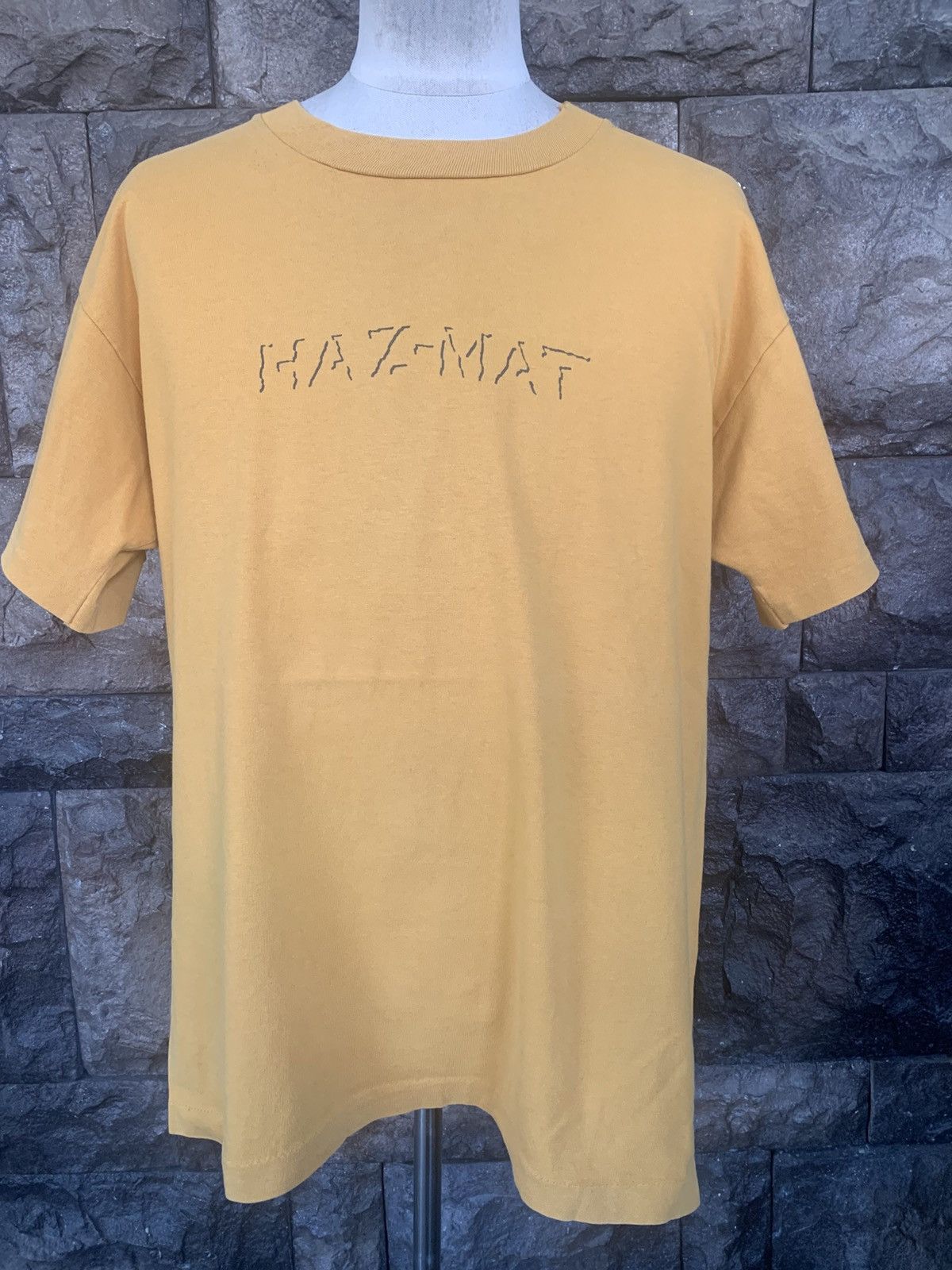 Vintage Vintage 90s Hazmat Snowboards Skull Graphics T shirt Size US L / EU 52-54 / 3 - 3 Thumbnail