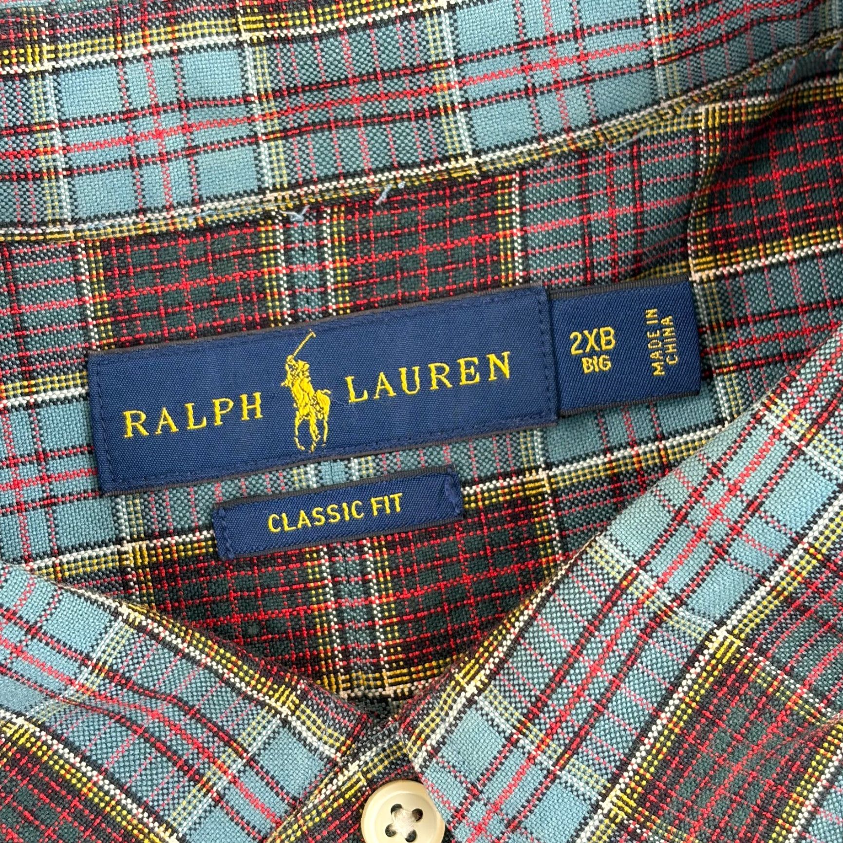 Polo Ralph Lauren Polo Ralph Lauren Oxford Classic Fit Shirt Men 2XB Big Multicolor Plaid OCBD Pony Size US XXL / EU 58 / 5 - 2 Thumbnail