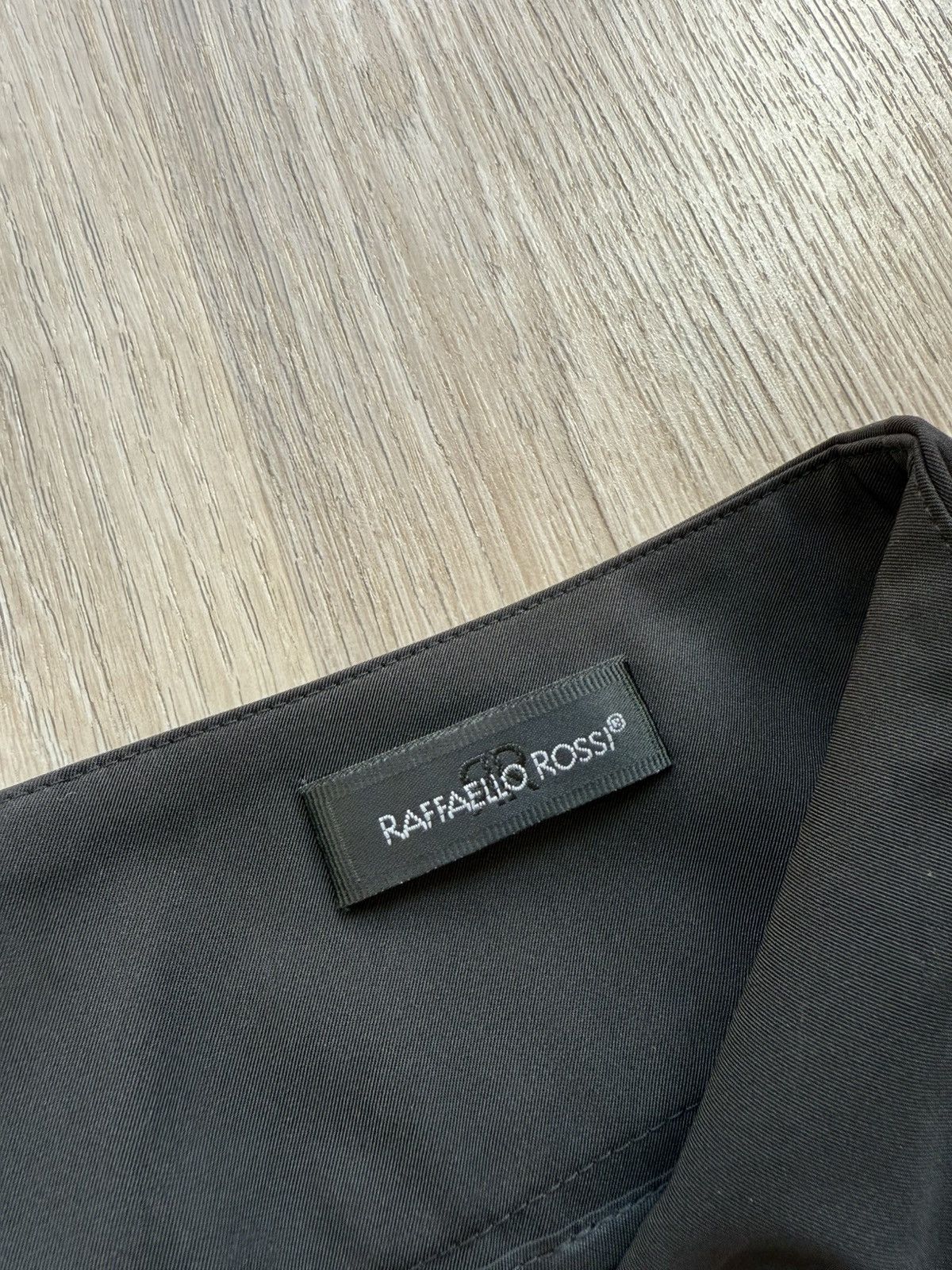 Vintage Raffaello Rossi Classic Black Trousers Dress Pants Size 38" / US 16 / IT 52 - 5 Thumbnail