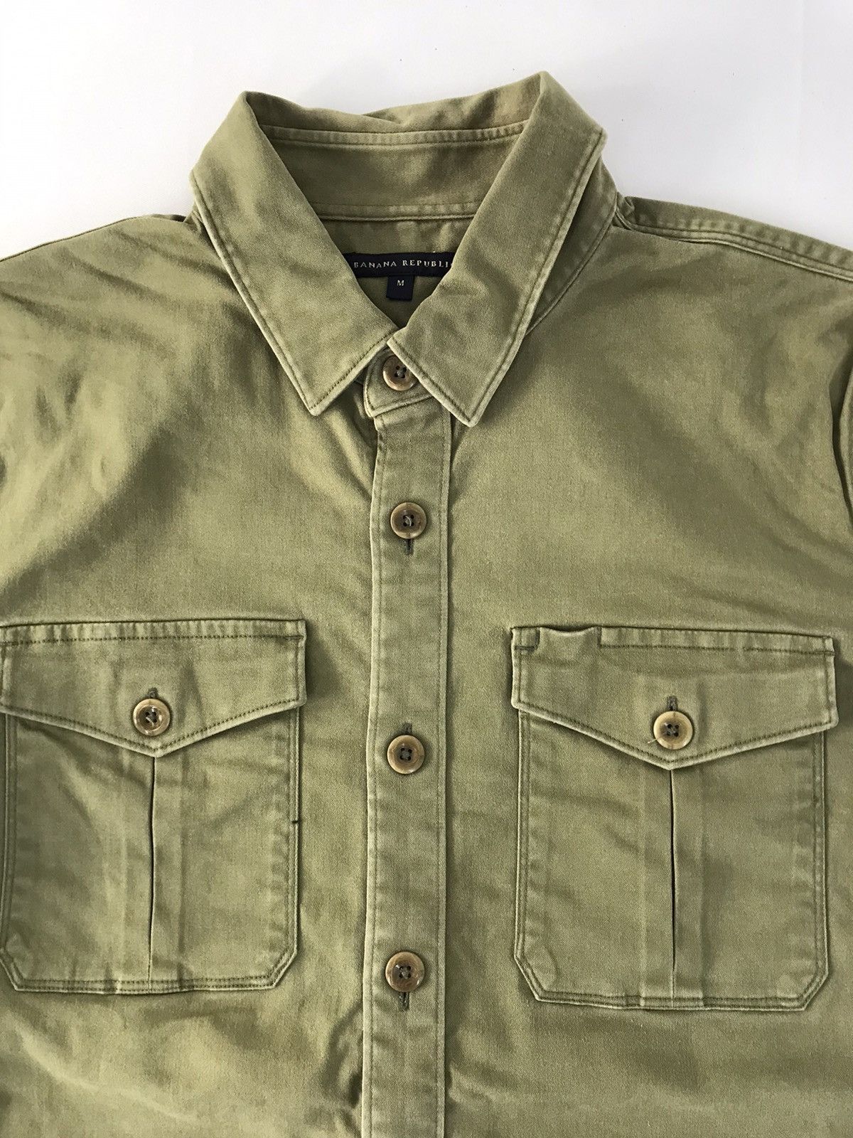 Banana Republic Banana Republic Button Up Shirt Khakis Plain Minimalist Size US M / EU 48-50 / 2 - 4 Thumbnail