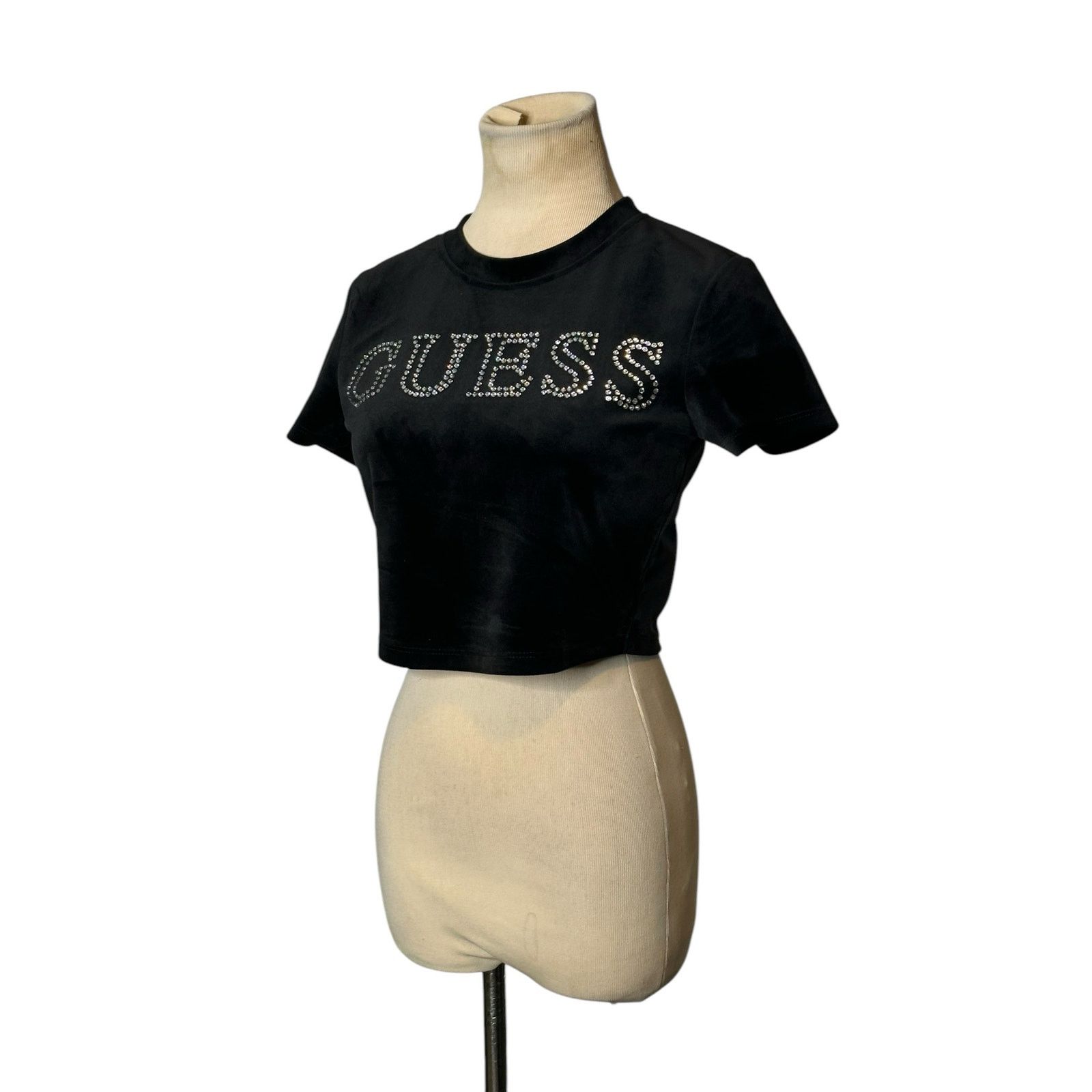 Guess Guess rhinestones front logo short sleeves t-shirt size XS Size XS / US 0-2 / IT 36-38 - 10 Thumbnail