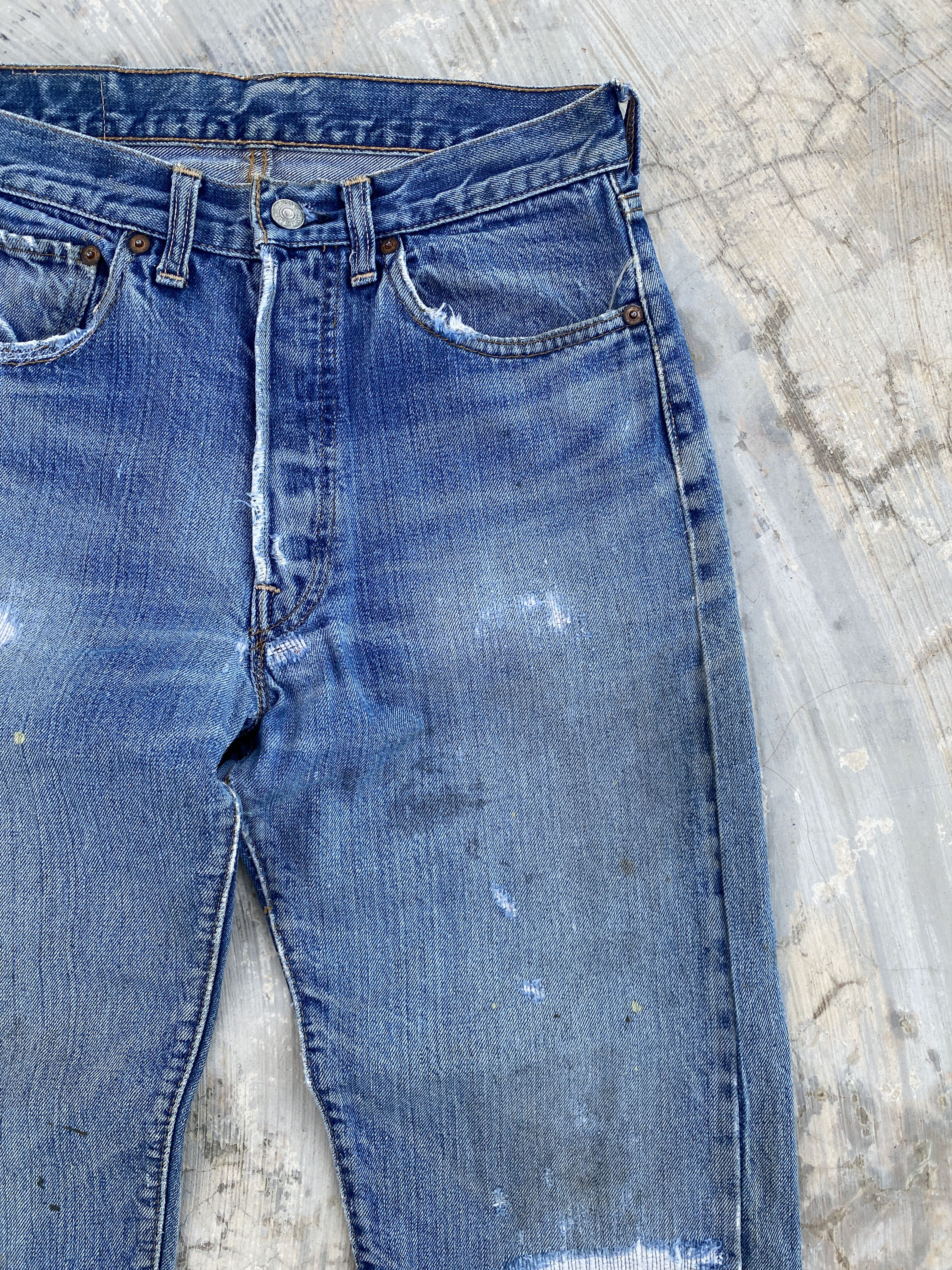 Levi's × Vintage Vintage 60/70s Levis 501 Big E Redline #6 Selvedge Jeans Size US 28 / EU 44 - 3 Thumbnail