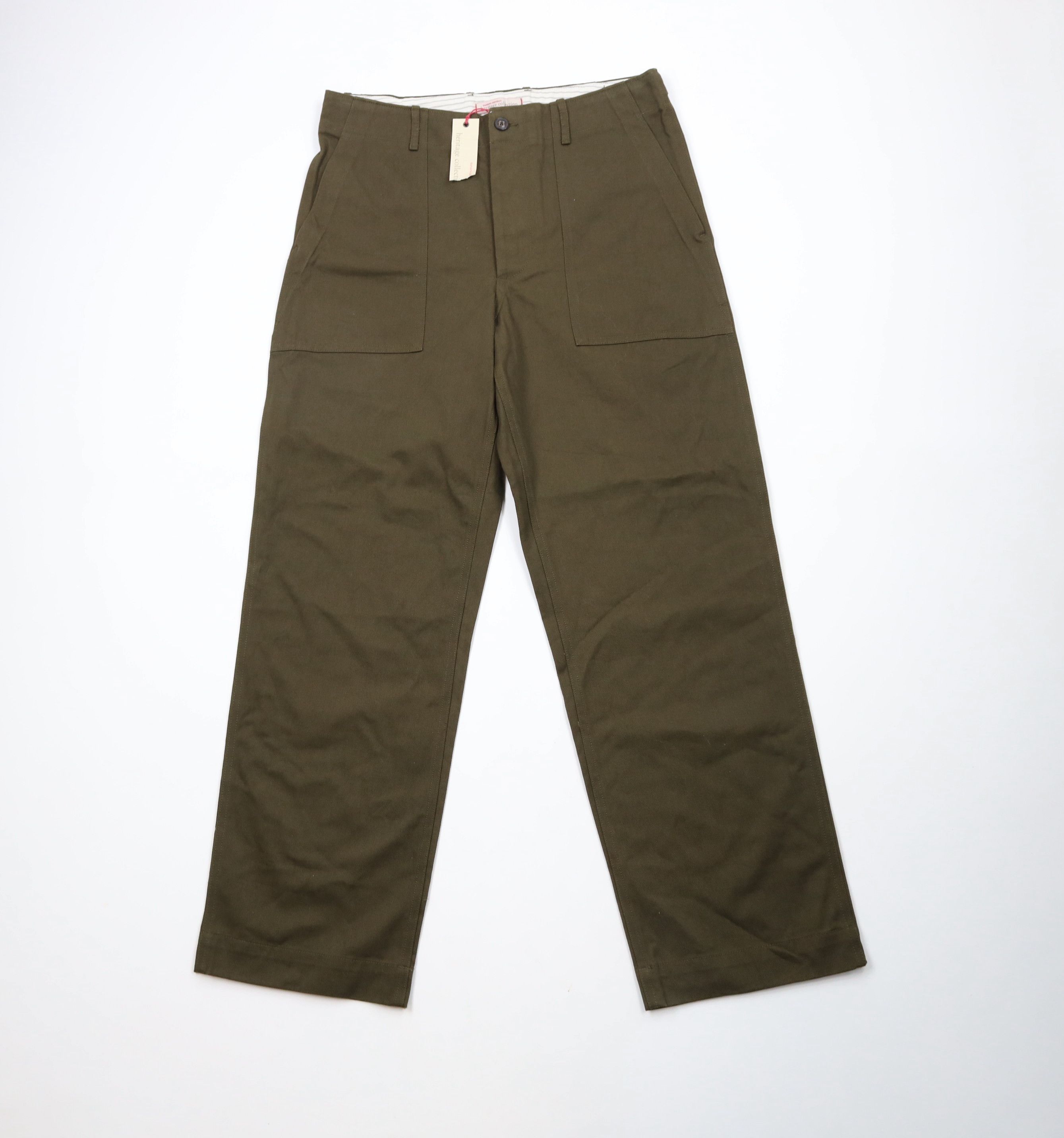 Banana Republic × Vintage Deadstock Vtg Y2K Banana Republic Military Wide Leg Pants Size US 31 - 1 Thumbnail