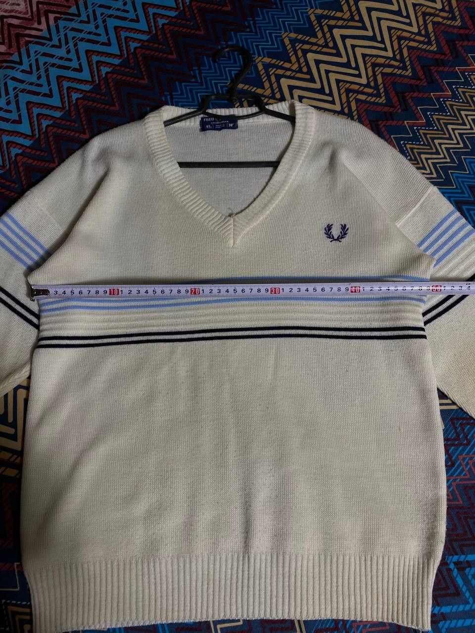 FRED × Fred Perry × Vintage Vintage Men’s Fred Perry SportSweater Size US M / EU 48-50 / 2 - 18 Thumbnail
