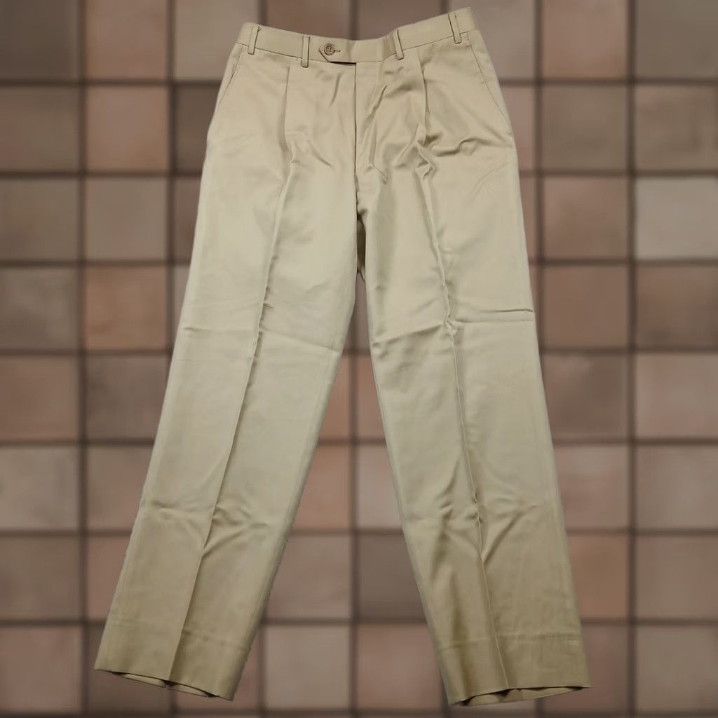 Canali VINTAGE? No. Canali Dress Pants Men 34 EU 50 Tan Wool Straight Classic Slim? Size US 34 / EU 50 - 1 Thumbnail