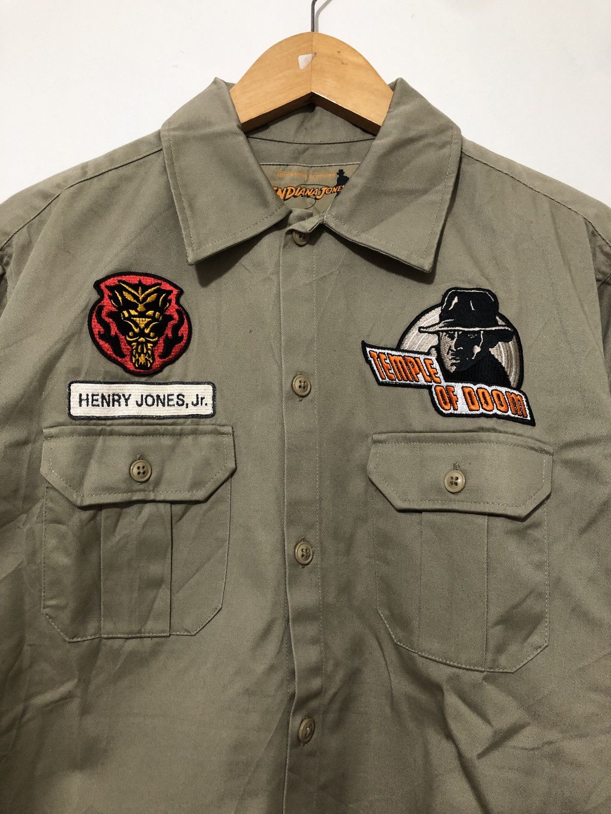 Vintage Vintage Indiana Jones Temple of Doom Official Shirt Size US L / EU 52-54 / 3 - 2 Thumbnail