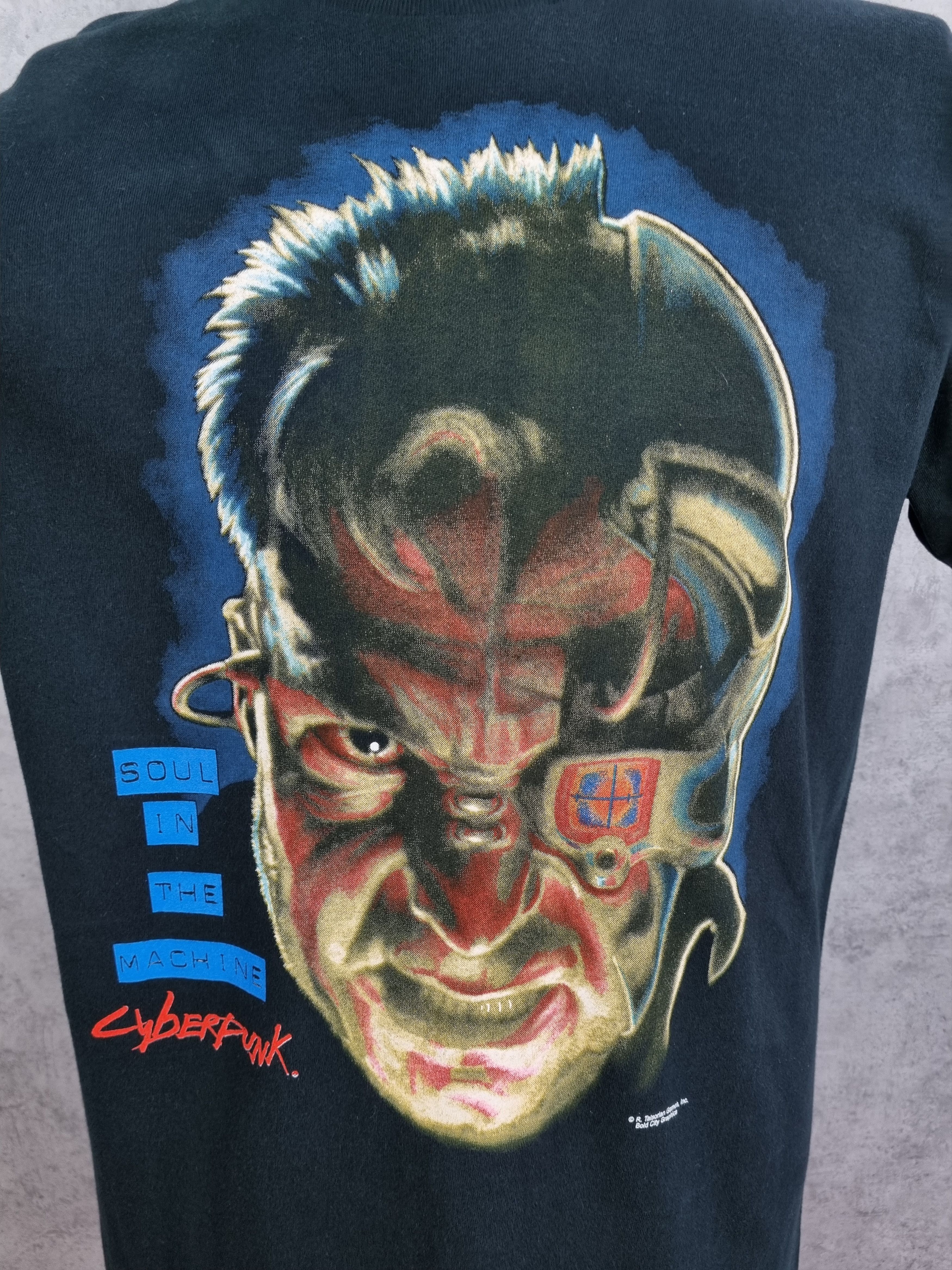 Vintage Single Stitch Cyber Punk Talsorian Games Big Print Tee Size US XL / EU 56 / 4 - 3 Thumbnail