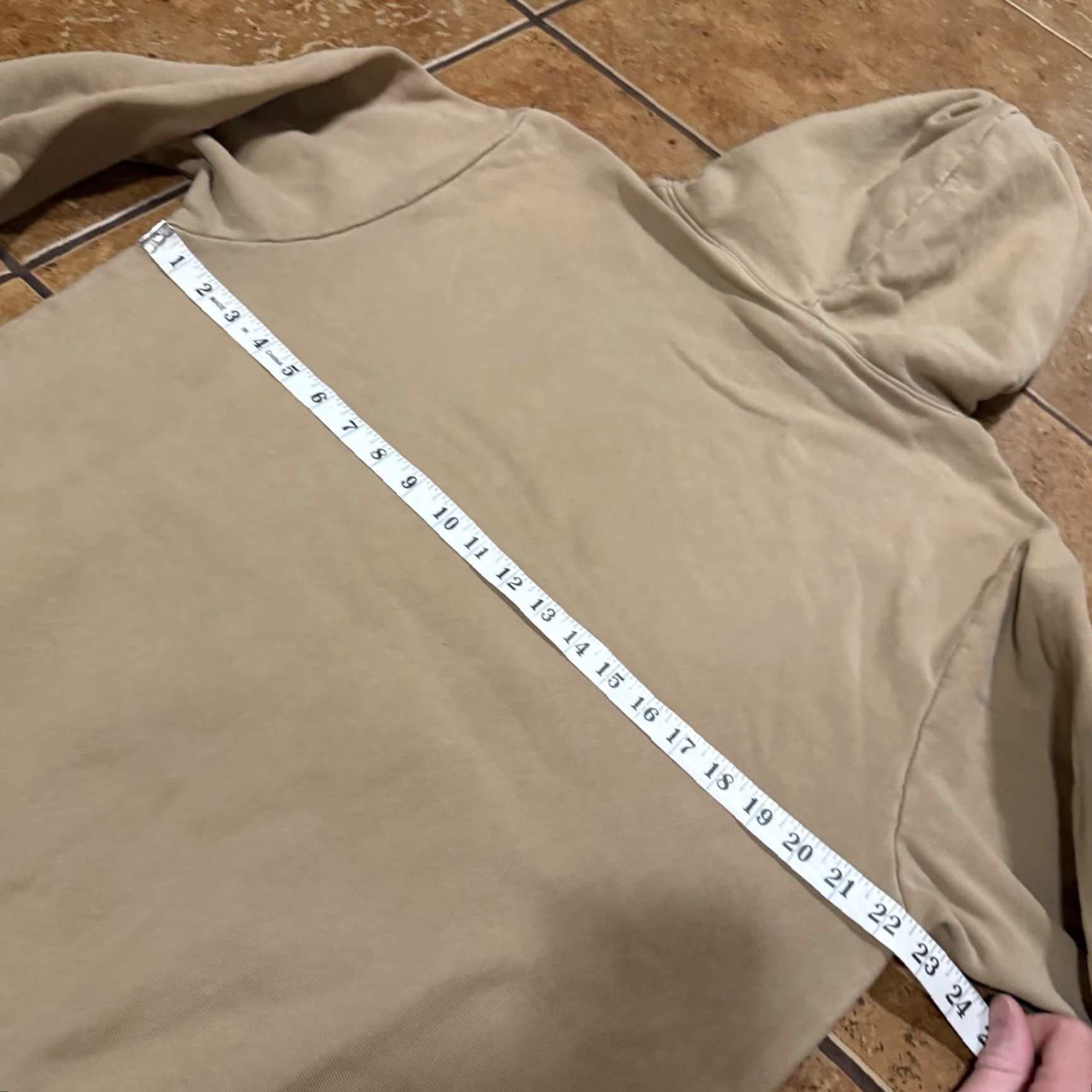 Only NY Only NY Premium Basics Hoodie L Tan Pullover Heavyweight Cotton USA Made Mens Size US L / EU 52-54 / 3 - 7 Thumbnail