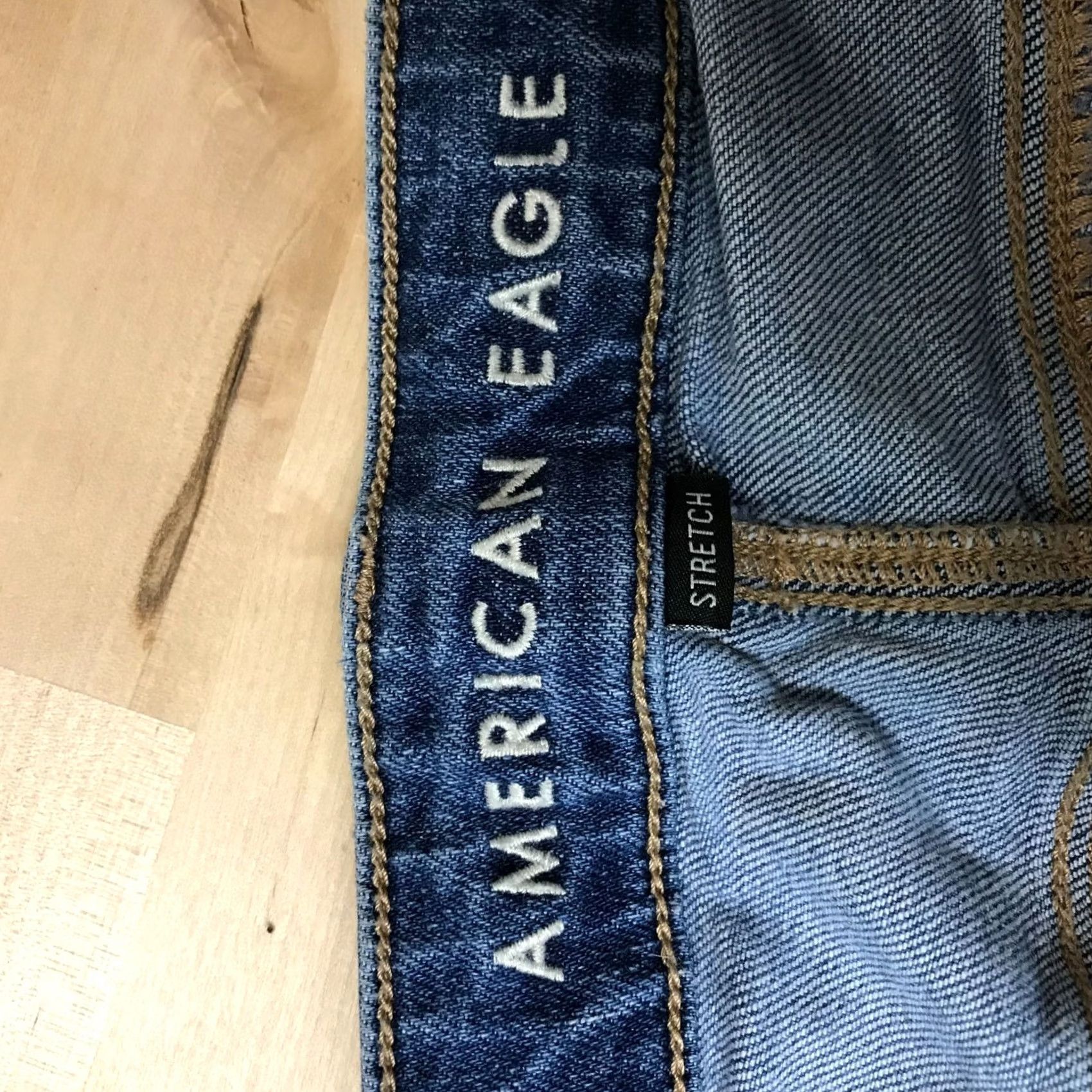 American Eagle Outfitters AMERICAN EAGLE Jeans Womens 20R Blue Cotton Blend Size 42" / US 20 - 7 Thumbnail