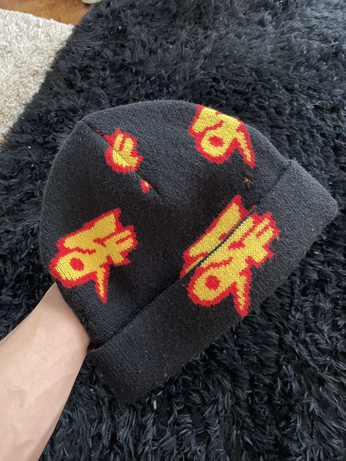 Off-White OFF WHITE Thunder Beanie Size ONE SIZE - 2 Thumbnail