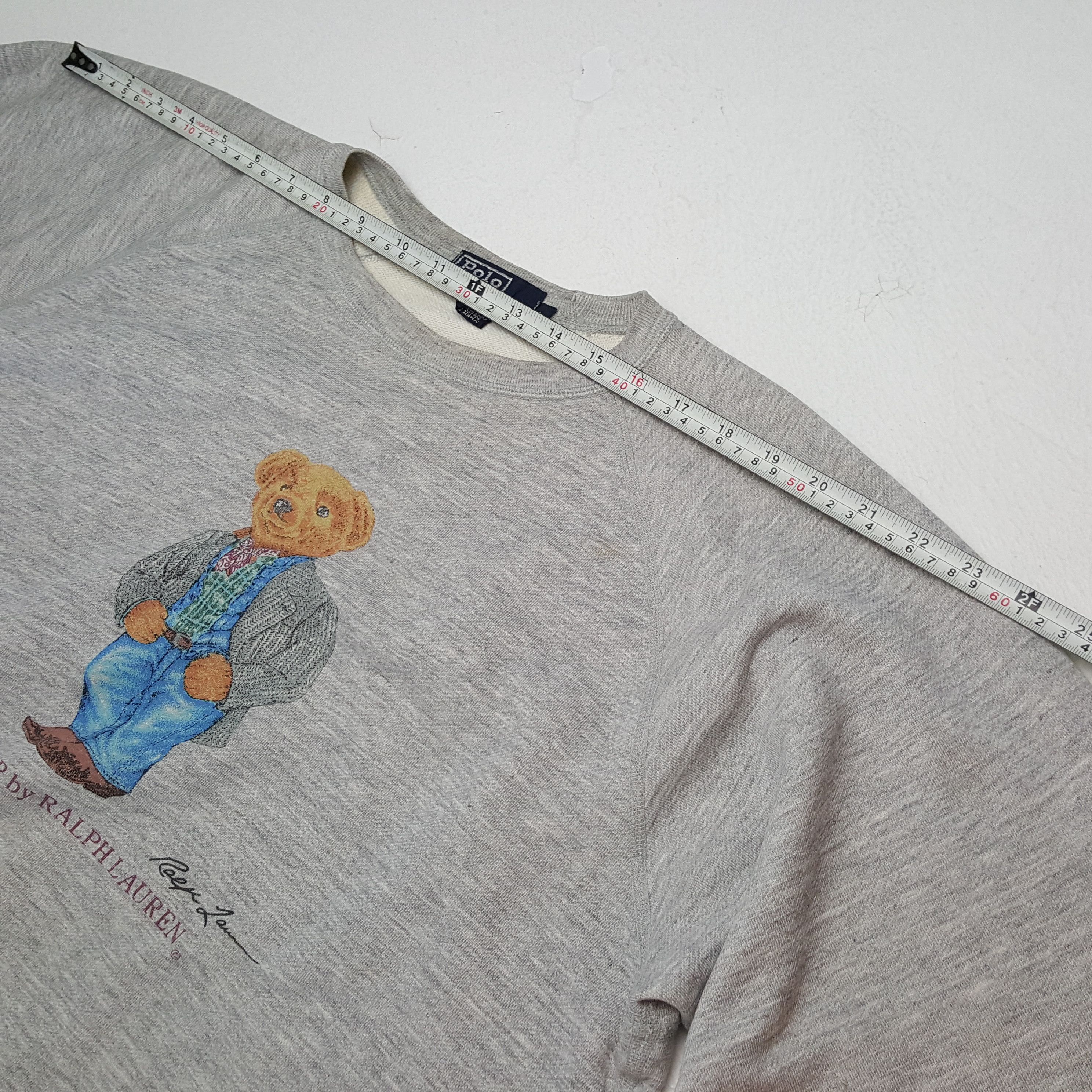 Polo Ralph Lauren × Vintage Vintage POLO BEAR by RALPH LAUREN Fashion Brand Sweatshirts Size US L / EU 52-54 / 3 - 4 Thumbnail