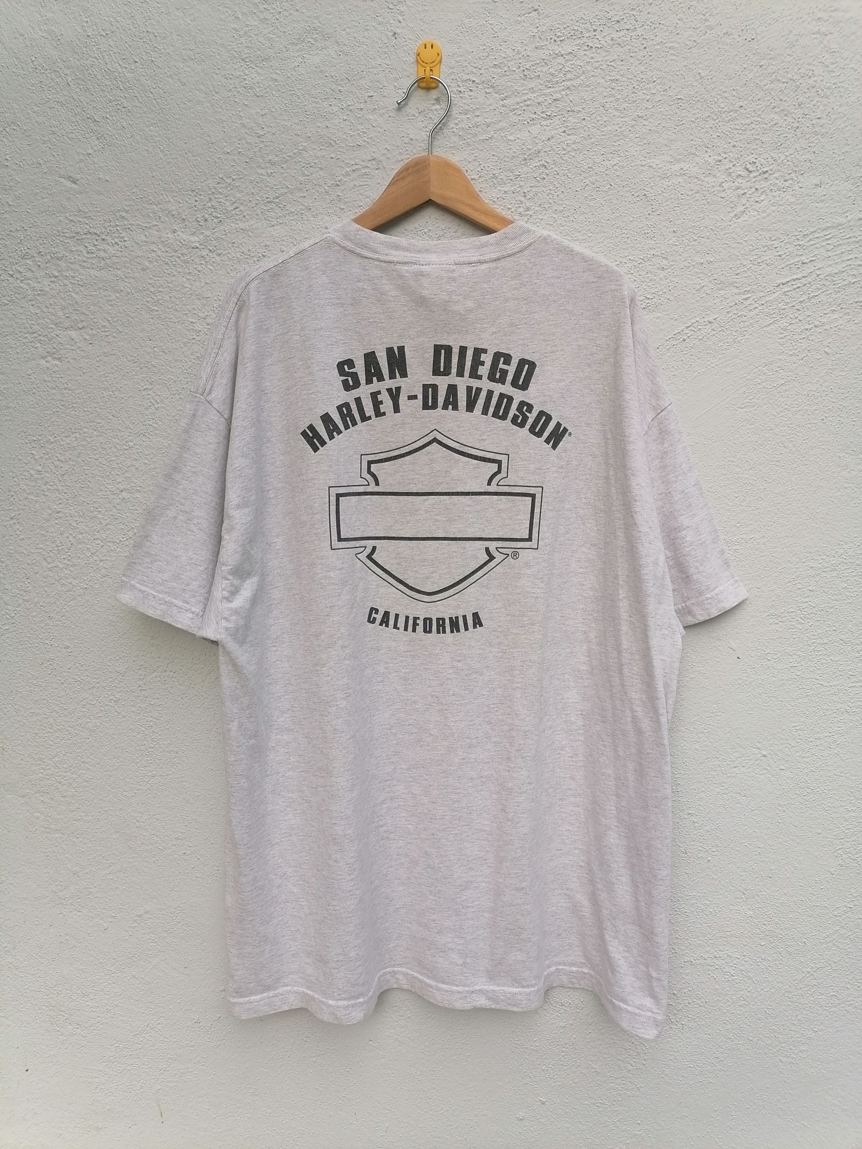 Harley Davidson × Vintage Harley Davidson Motorcycle San Diego California Pocket T Size US XXL / EU 58 / 5 - 1 Thumbnail