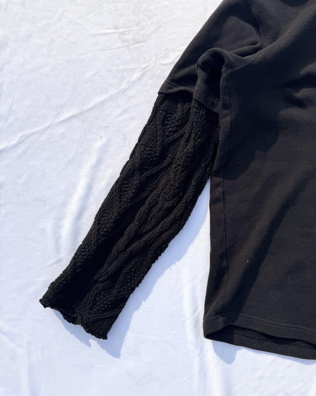 Japanese Brand × Vintage seesway satiate knit-sleeve t-shirt Size US L / EU 52-54 / 3 - 3 Thumbnail
