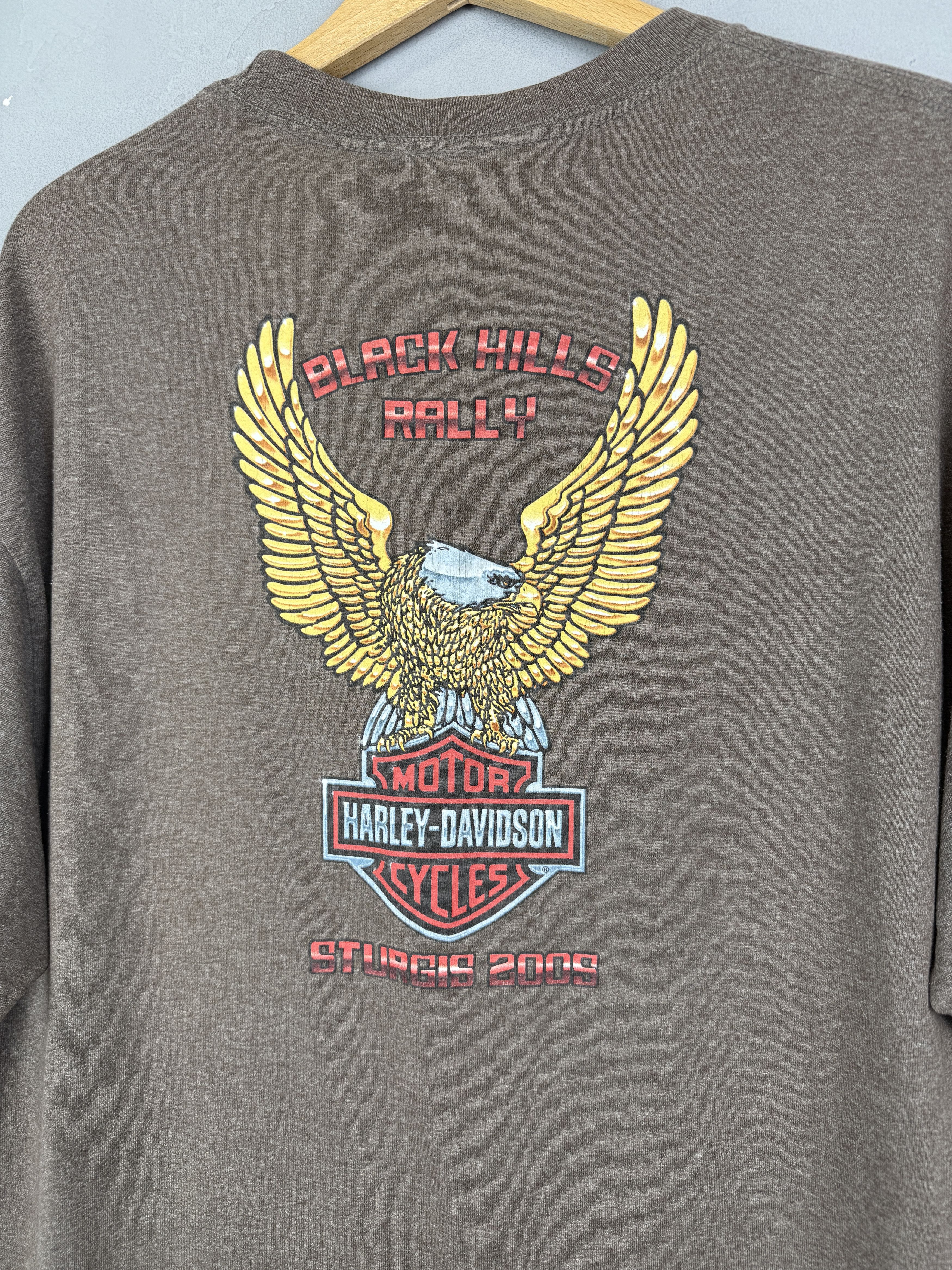 Harley Davidson × Vintage Vintage Harley Davidson Tee 2005 Sturgis Black Hills Raily Size US XL / EU 56 / 4 - 3 Thumbnail