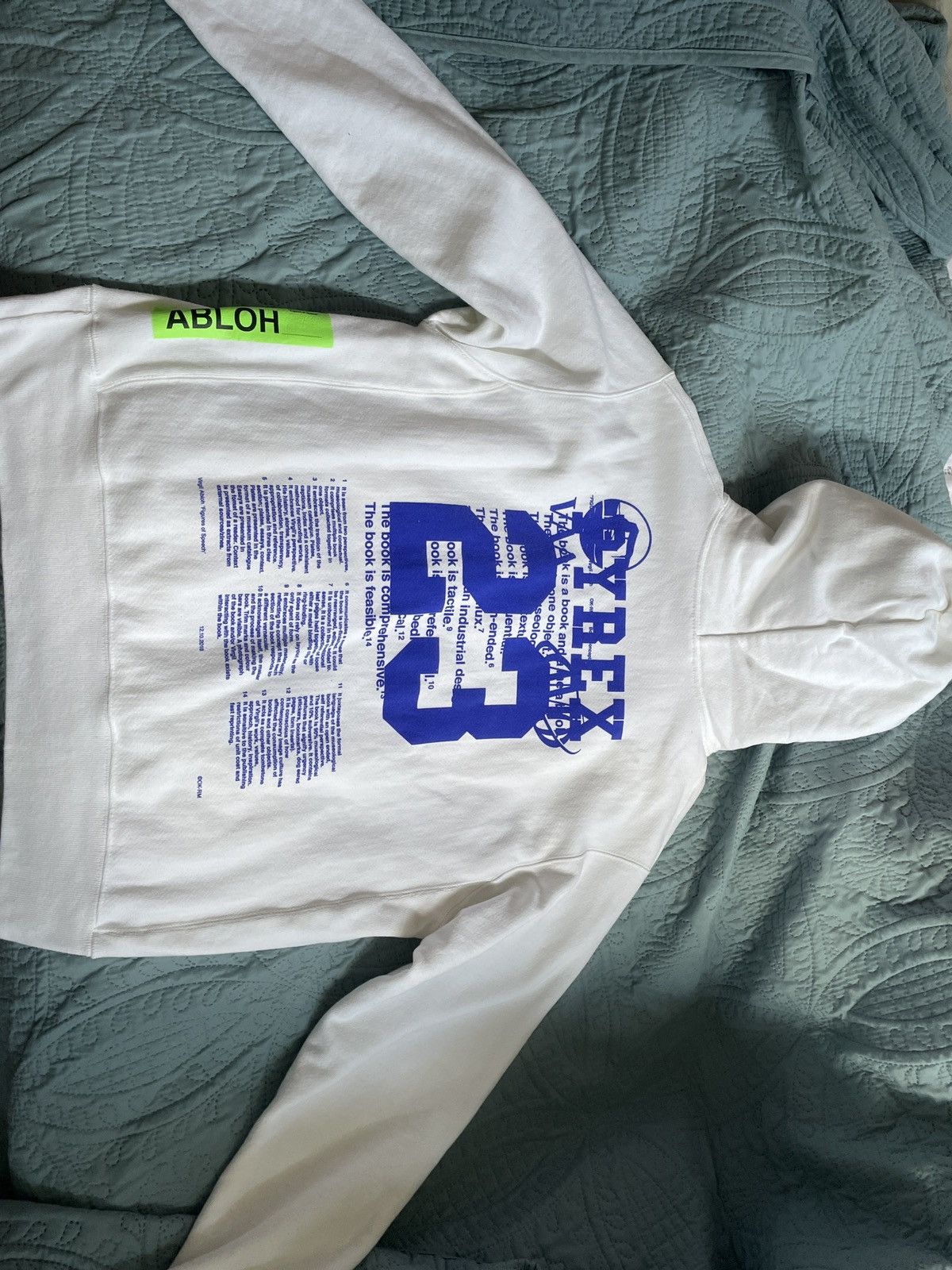PYREX VISION RELIGION パーカー ヴァージル ホワイトXL OFF-WHITE, RARE Pyrex vision hoodie by Virgil Abloh
