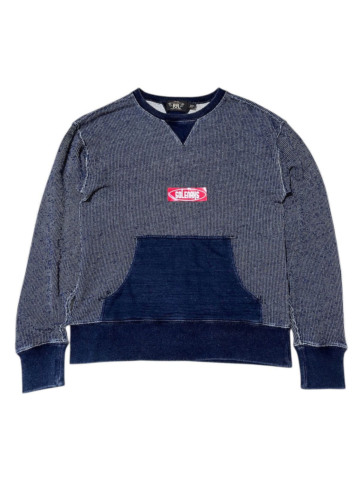 RRL Ralph Lauren Double RL polo ralph lauren indigo sweatshirt Size US S / EU 44-46 / 1 - 1 Thumbnail