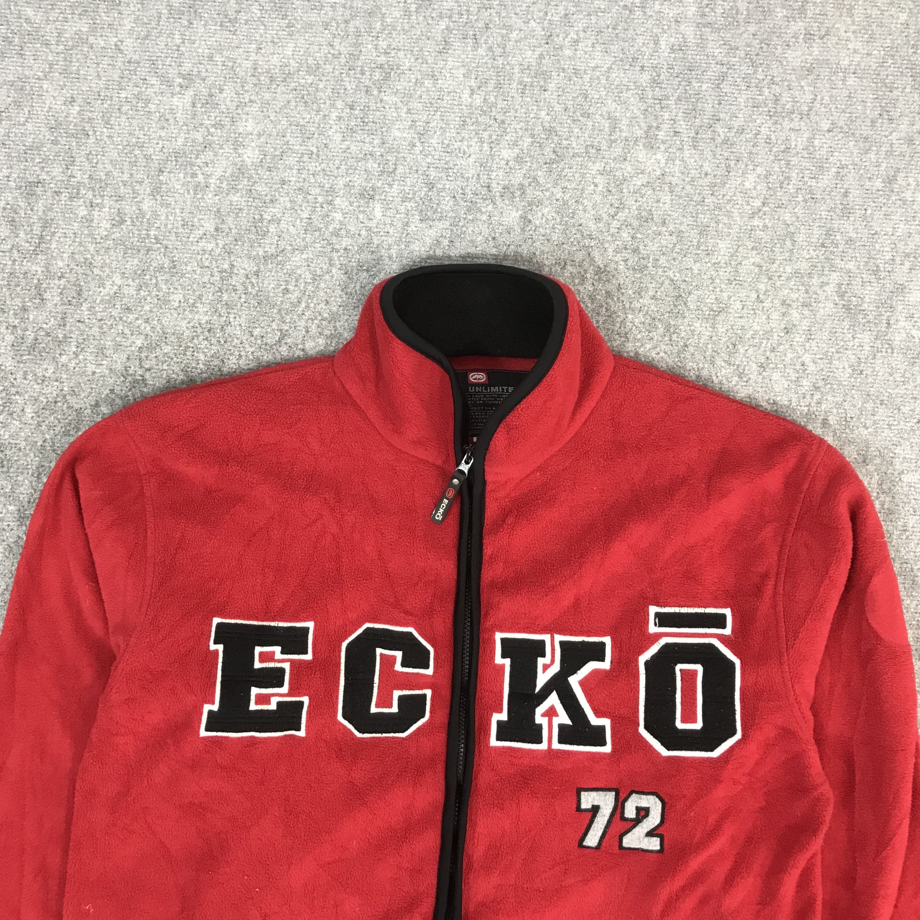 Ecko Unltd. ECKO UNLIMITED FLEECE RED JACKET Size US L / EU 52-54 / 3 - 3 Thumbnail