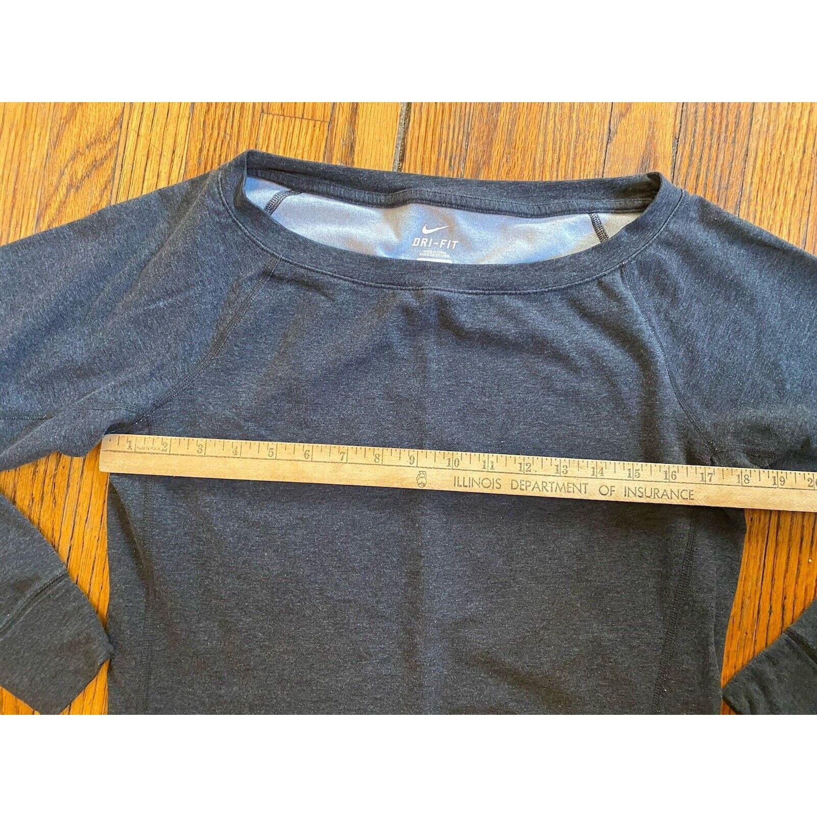 Nike Dri Fit Sweatshirt Dark Gray Women’s Small Size S / US 4 / IT 40 - 6 Thumbnail