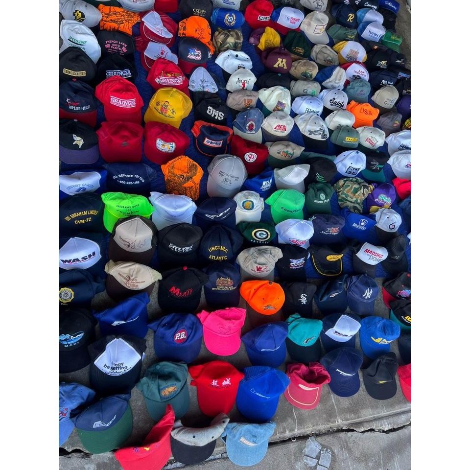 Other Mystery Lot Of 5 Vintage Hat Caps Snapback, Rope, Trucker, M Size ONE SIZE - 6 Thumbnail