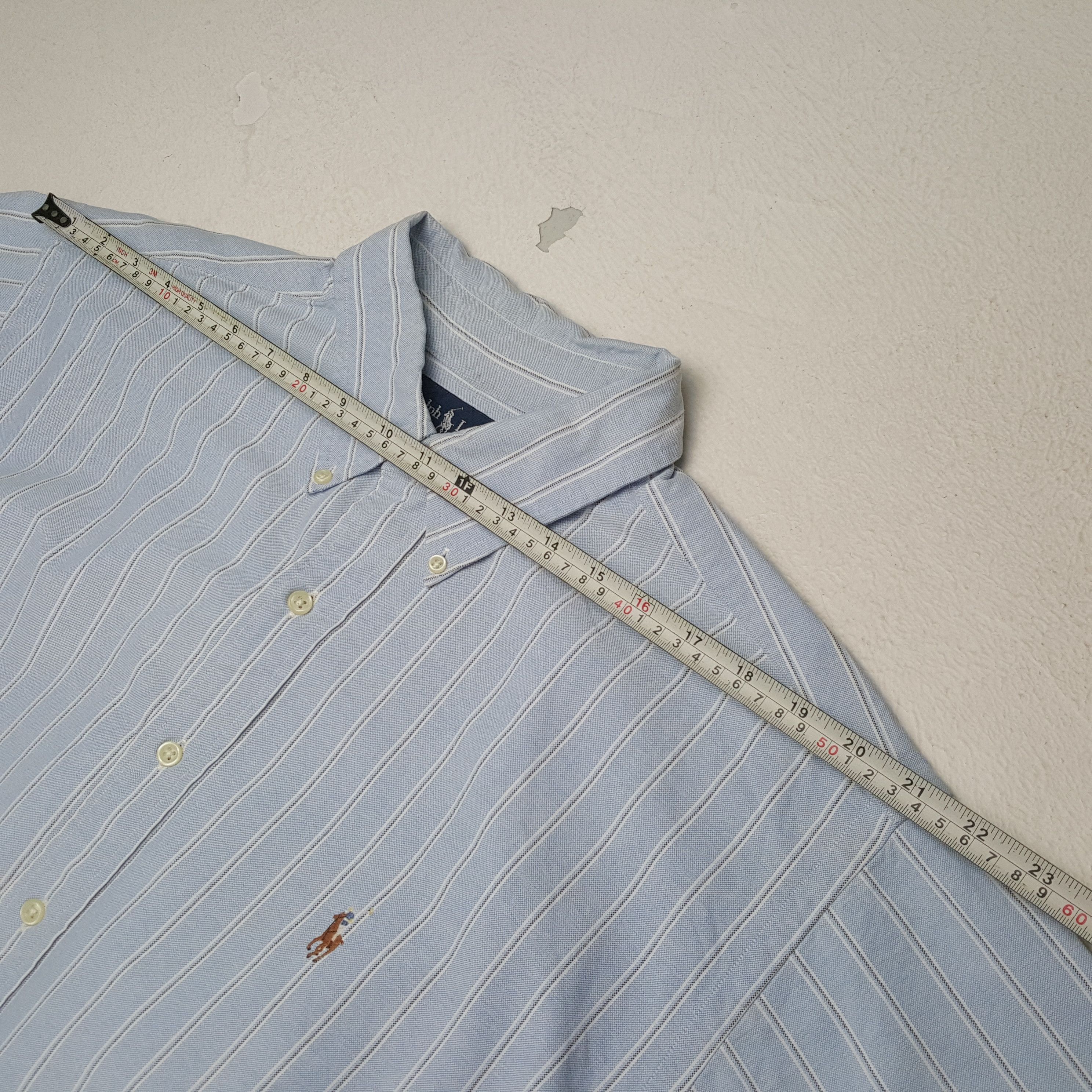 Polo Ralph Lauren × Vintage RALPH LAUREN Fashion Brand Formal Style Shirt Size US XXL / EU 58 / 5 - 4 Thumbnail