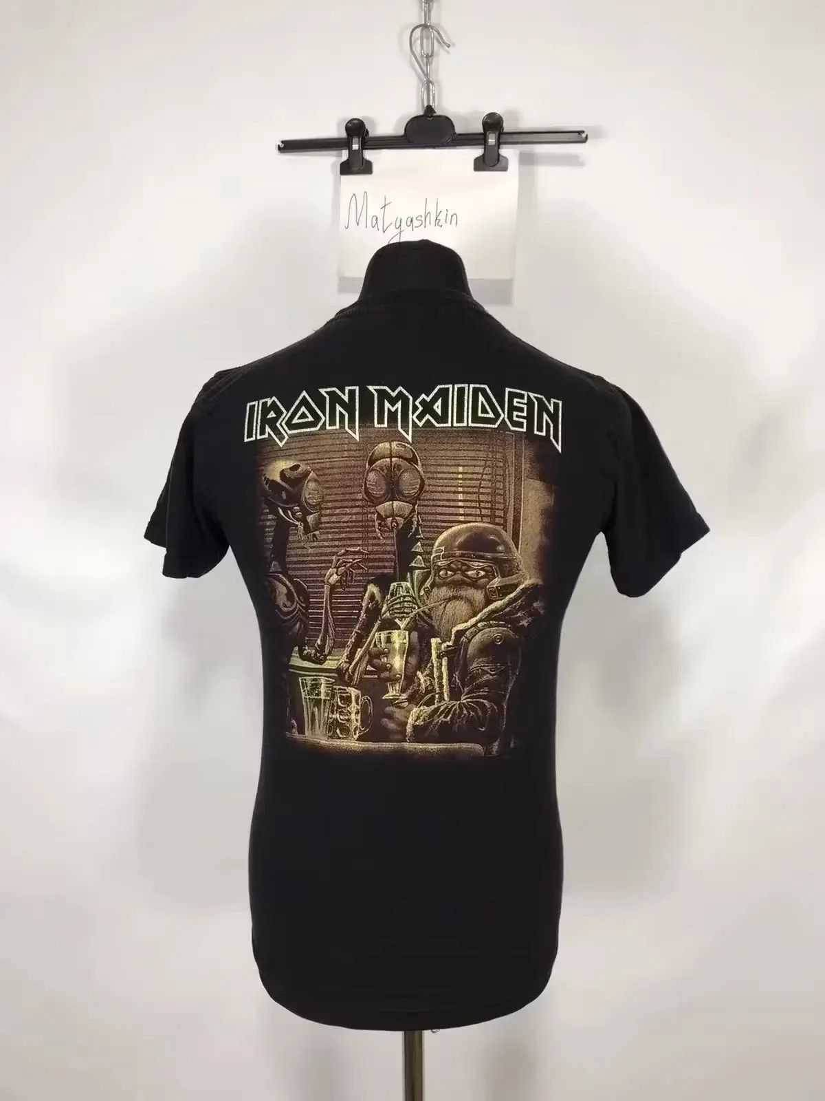 Iron Maiden × Vintage Vintage Iron Maiden metal rock t-shirt Size US S / EU 44-46 / 1 - 2 Thumbnail