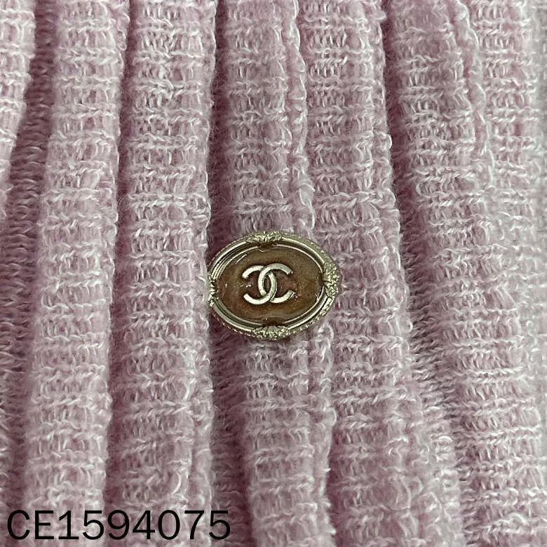 Chanel Chanel Pink Pleated Cashmere Knit Dress 36 Size XS / US 0-2 / IT 36-38 - 5 Thumbnail