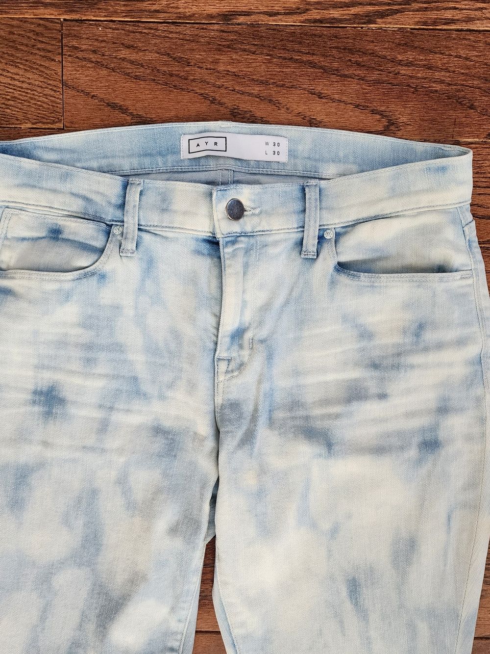 AYR AYR The Skinny Sea Opal Jeans 30 Cloud Core Retro Premium Size 30" / US 8 / IT 44 - 6 Thumbnail