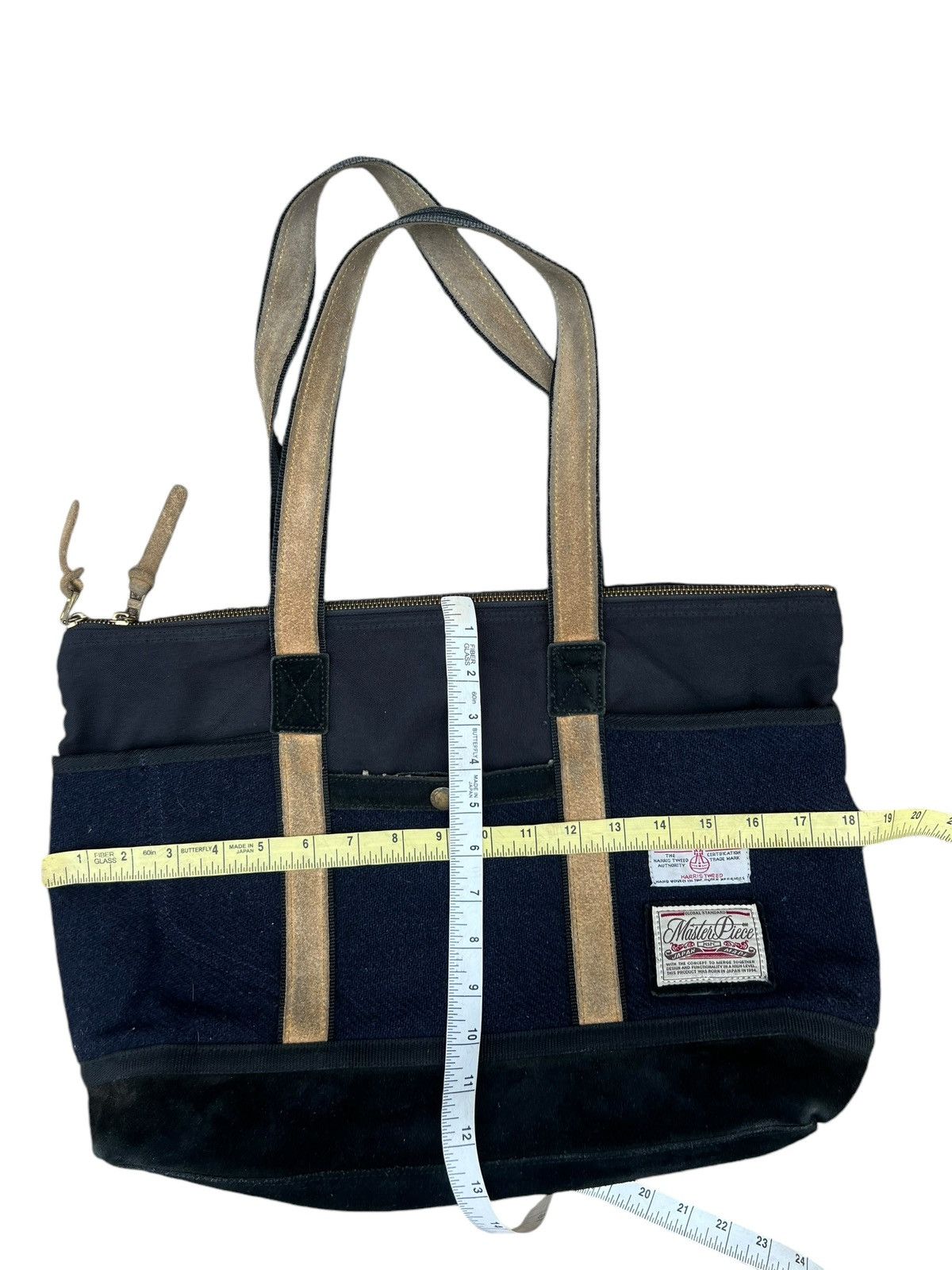 Fred Perry VTG Masterpiece X Fred Perry X Harris Tweed Patina Tote Bag Size ONE SIZE - 25 Thumbnail