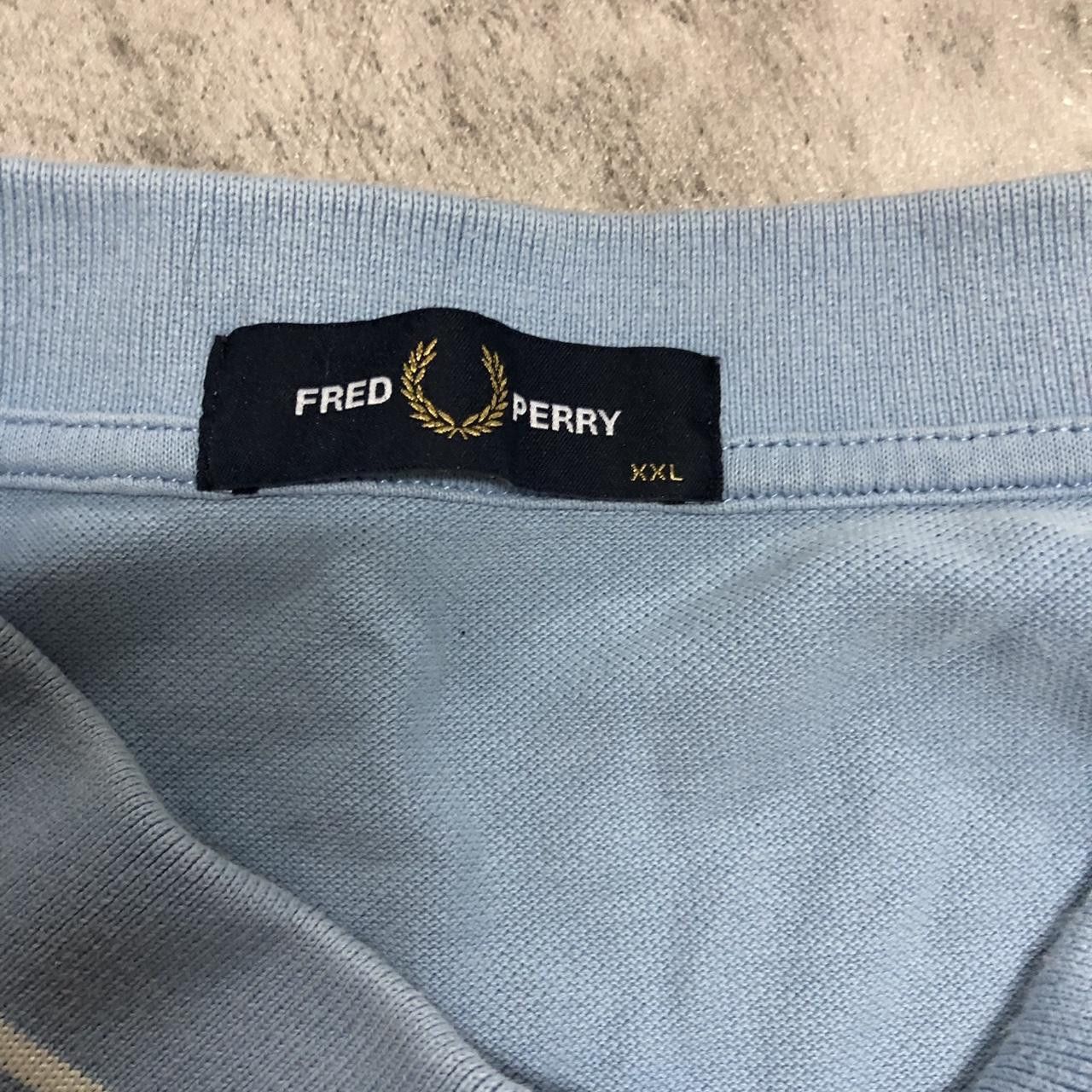 Fred Perry Fred Perry blue polo shirt #poloshirt Size US XXL / EU 58 / 5 - 3 Thumbnail