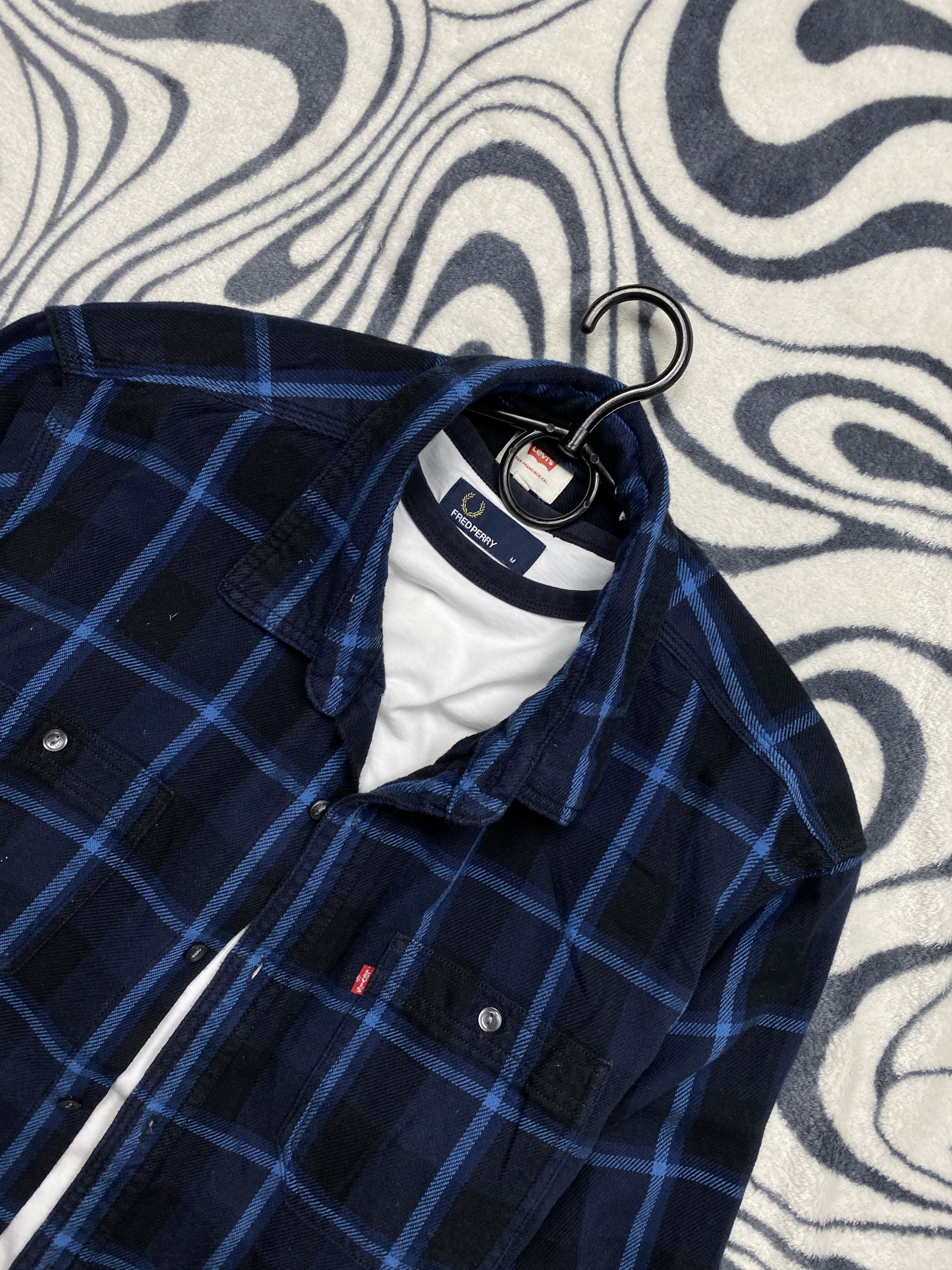 Flannel Levi's Vintage Flannel Plaid Shirt Y2K Size US XL / EU 56 / 4 - 2 Thumbnail