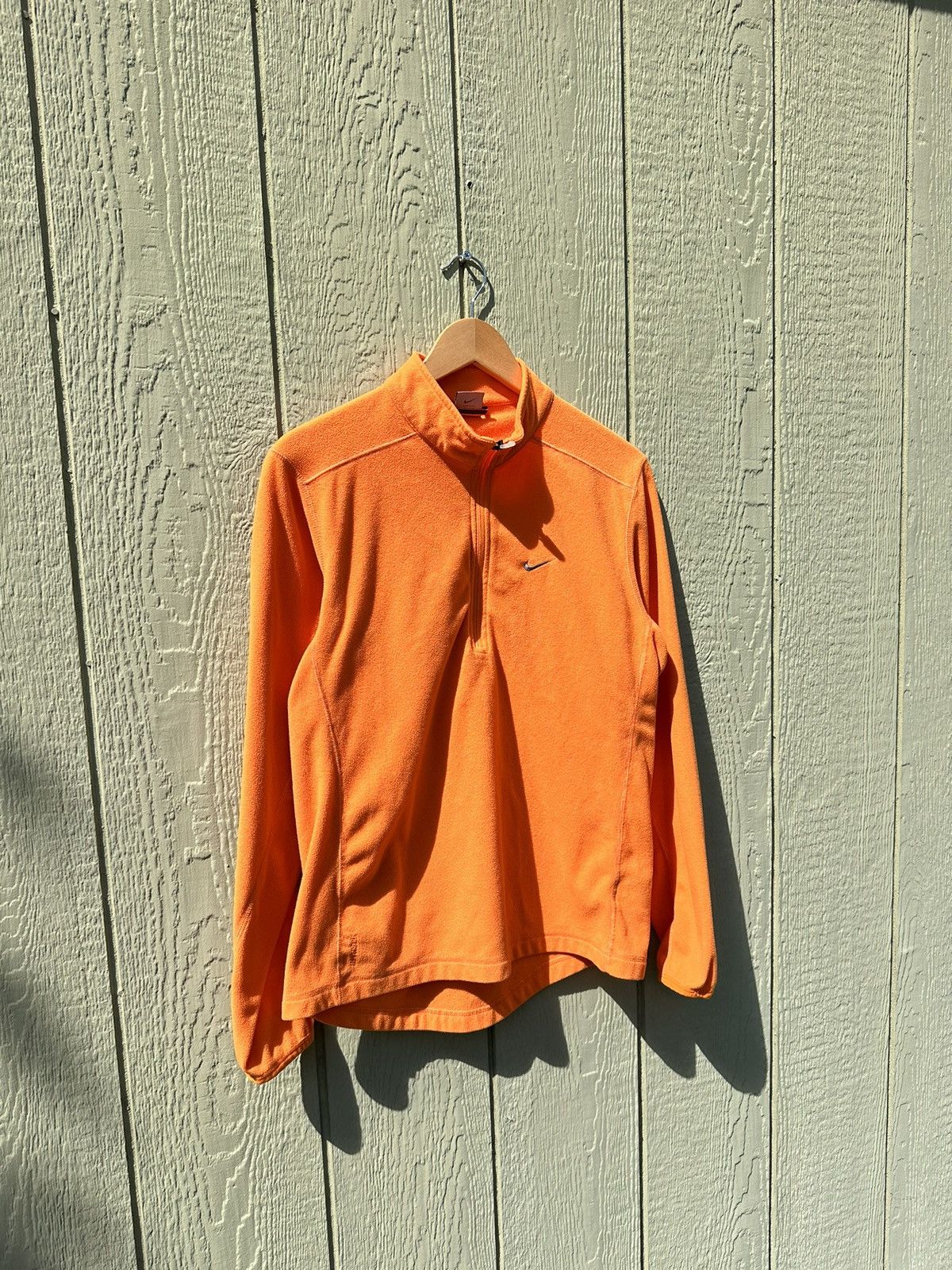 Nike × Nike ACG 90s Vintage Nike Half Zip Orange Fleece Light Jacket Size US S / EU 44-46 / 1 - 2 Thumbnail