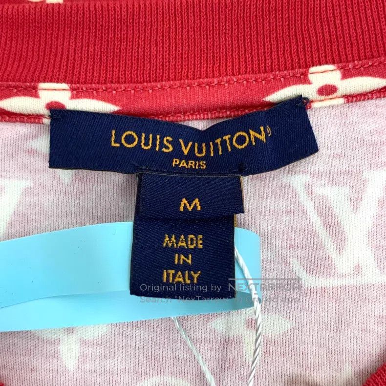 Louis Vuitton Louis Vuitton 23 red logo presbyopic full print cotton rou Size US M / EU 48-50 / 2 - 5 Thumbnail
