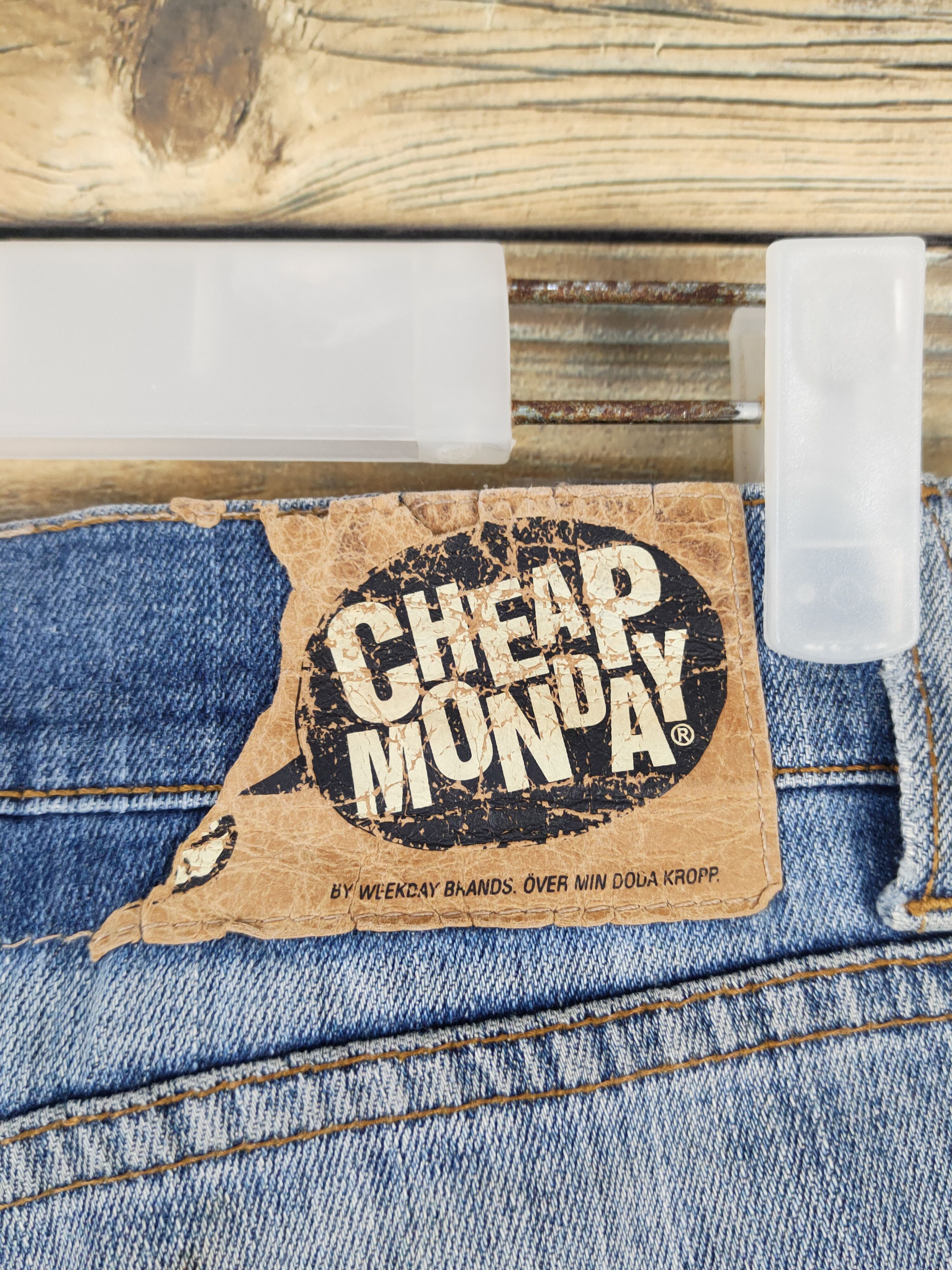Cheap Monday Cheap Monday Blue Distressed Ripped denim Jeans #W1484 Size US 30 / EU 46 - 10 Thumbnail